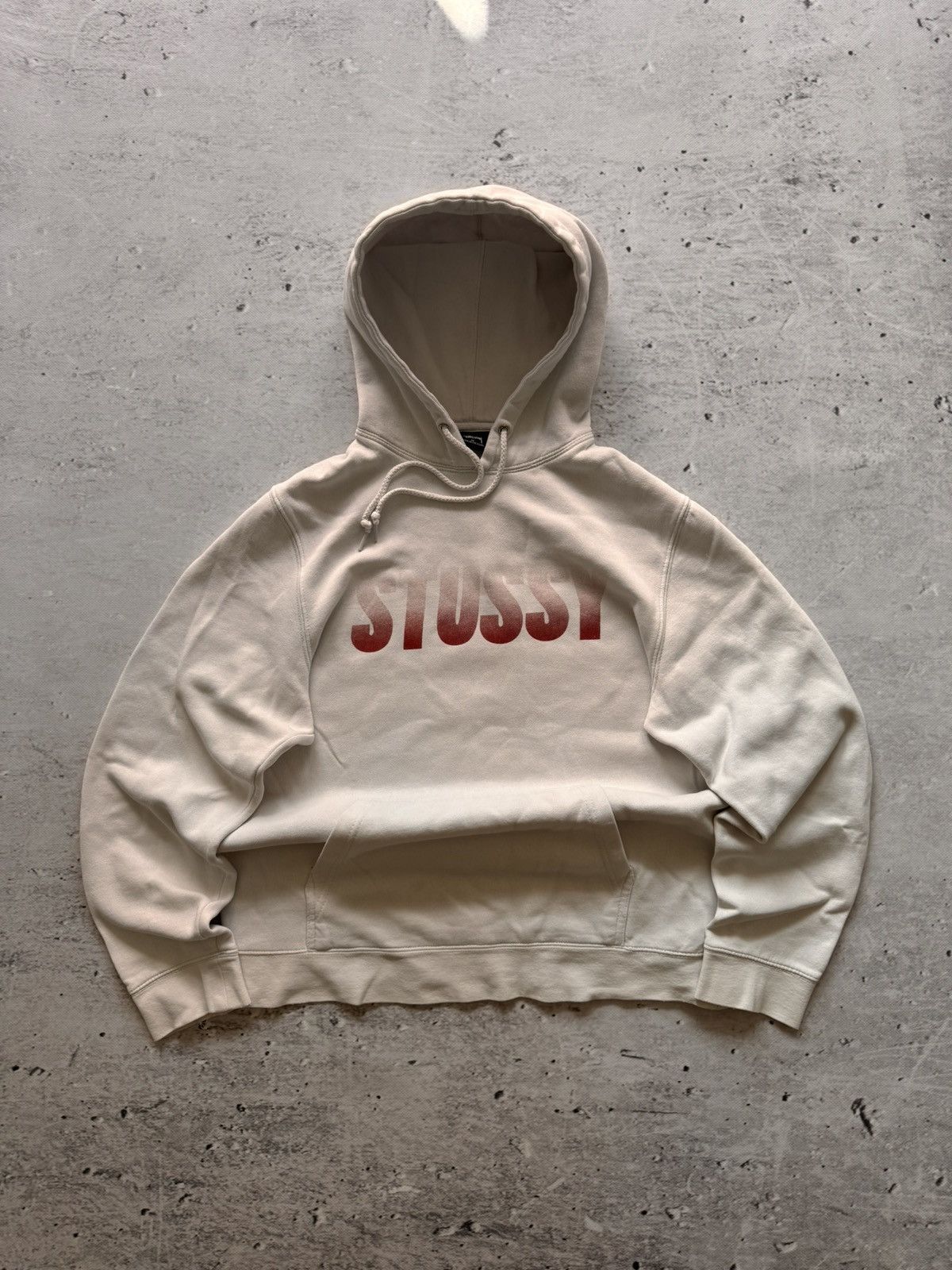 Stussy × Vintage STUSSY CENTER LOGO VINTAGE OVERSIZE HOODIE Size US M / EU 48-50 / 2 - 1 Thumbnail