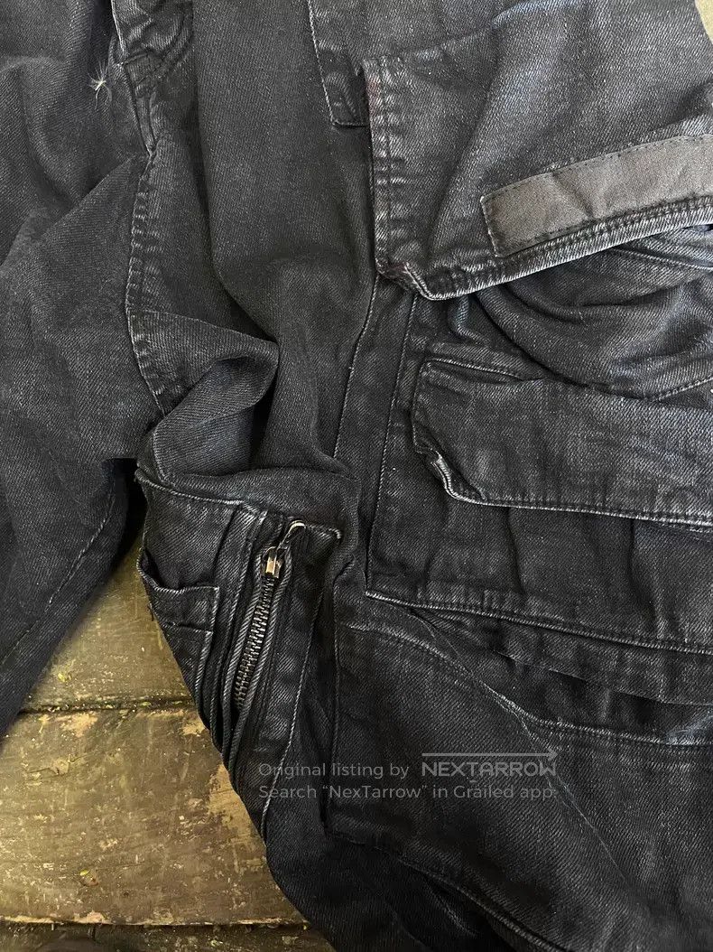 Julius Julius size:1 Blue-Black Dyed Bullet Pants Size US 26 / EU 42 - 2 Thumbnail