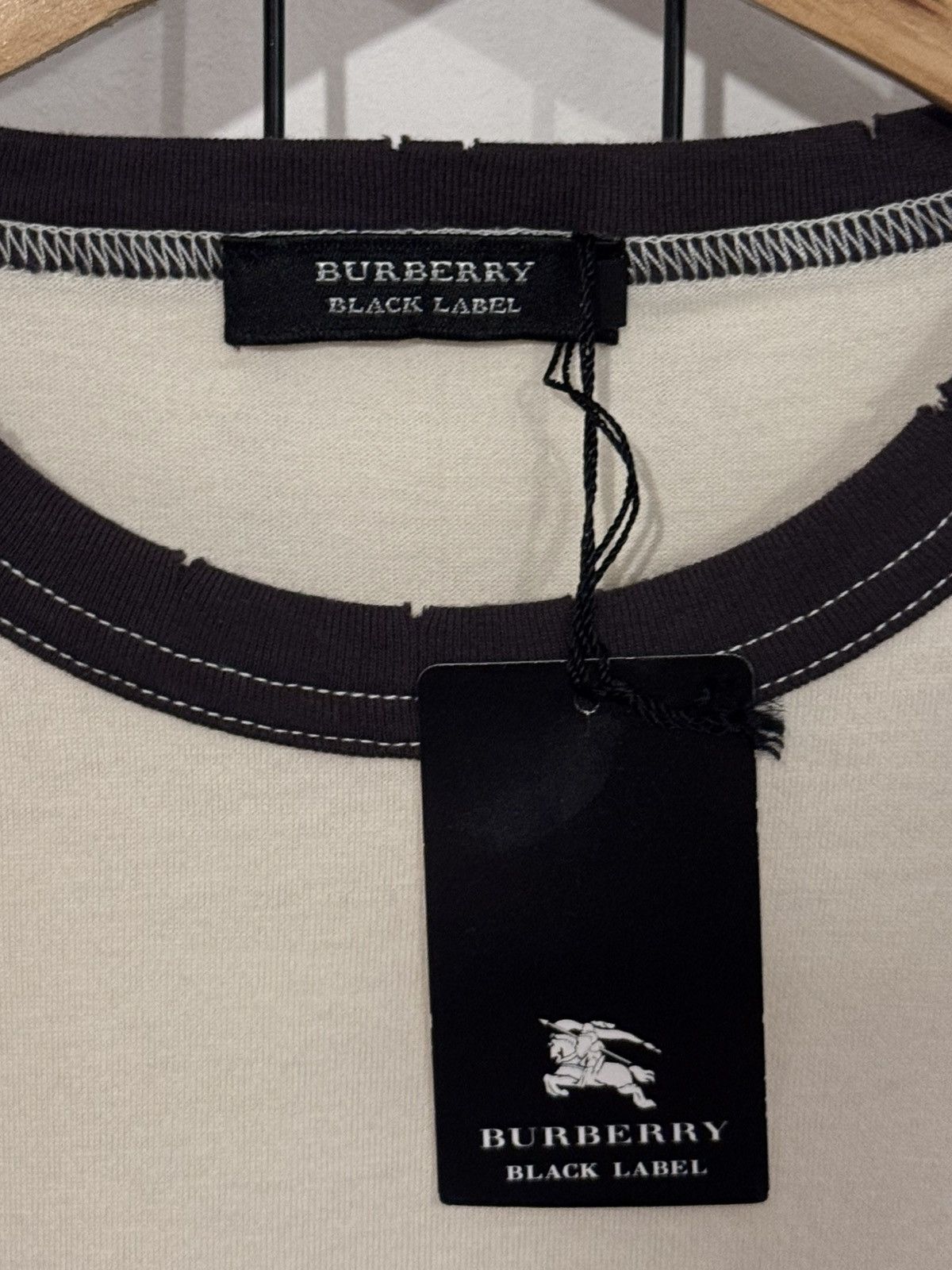 Burberry vintage Burberry Black Label ringer t-shirt. Size US M / EU 48-50 / 2 - 9 Thumbnail