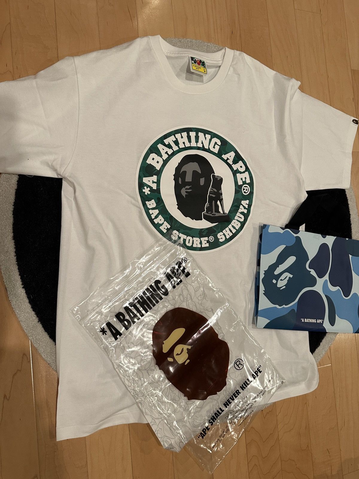 Bape Bape Shibuya Tee (2023) Size US L / EU 52-54 / 3 - 1 Thumbnail