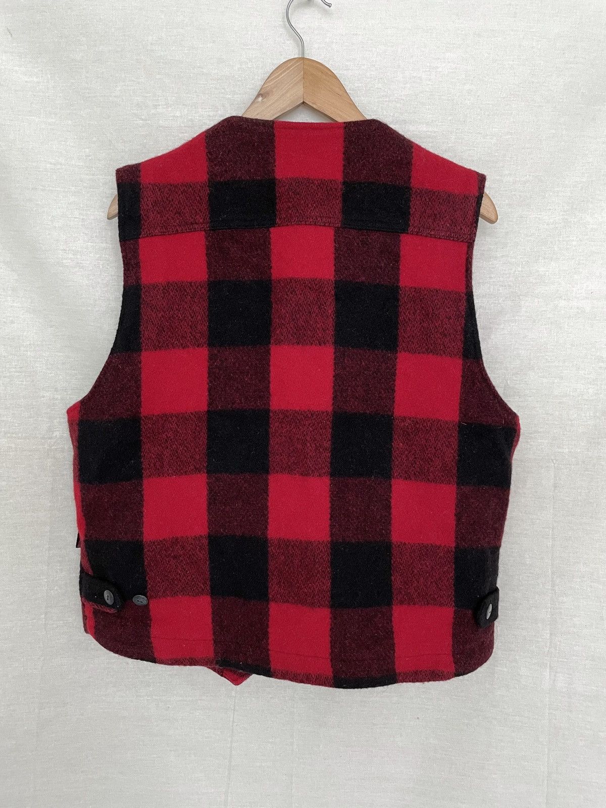 Woolrich Woolen Mills Vintage Woolrich Buffalo Plaid Wool Vest Rugged Outdoorwear Size US L / EU 52-54 / 3 - 6 Thumbnail