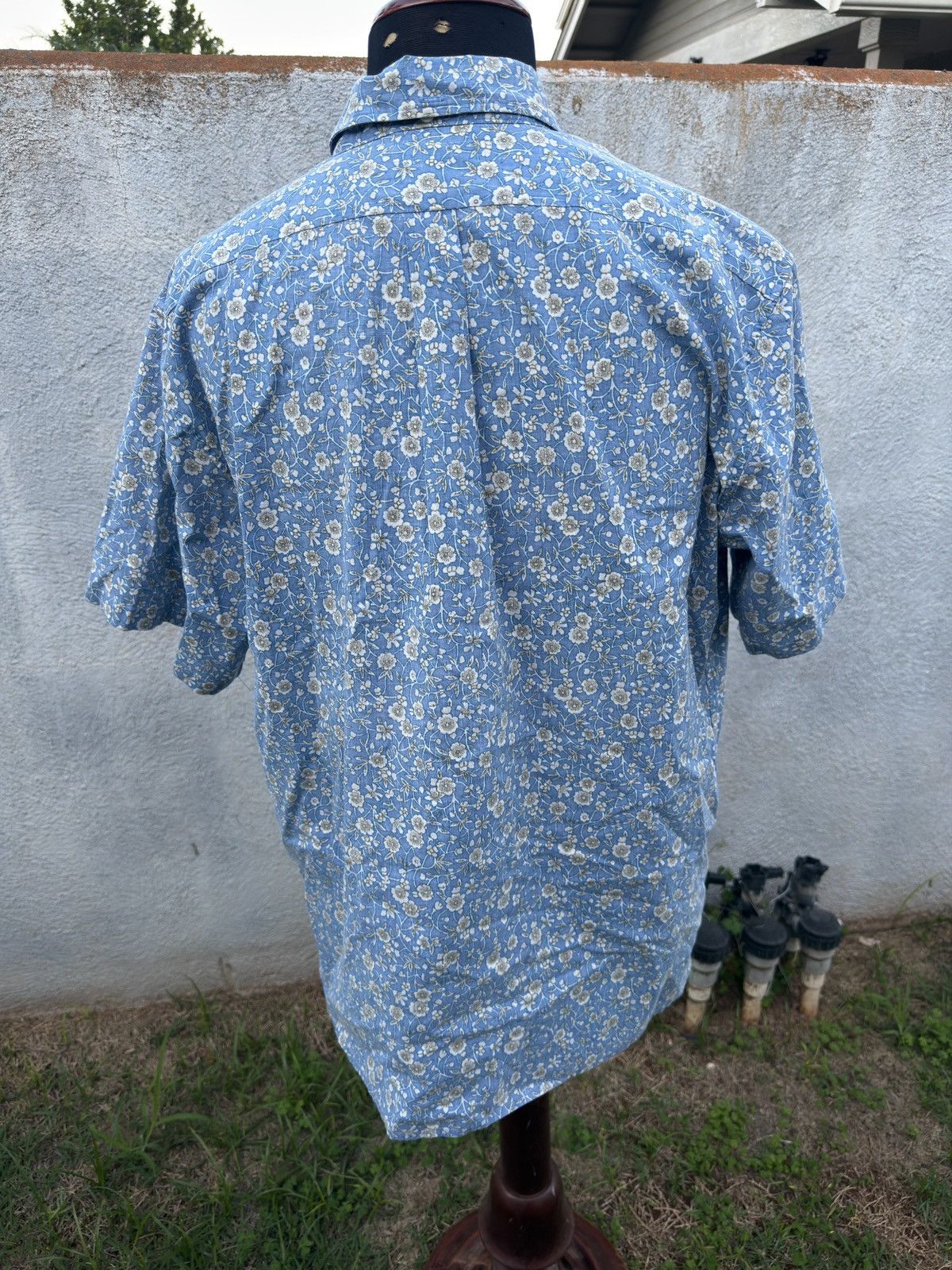 Reyn Spooner PreOwned Reyn Spooner Classic Blue Hawaiian Shirt Men's XL Size US XL / EU 56 / 4 - 2 Thumbnail