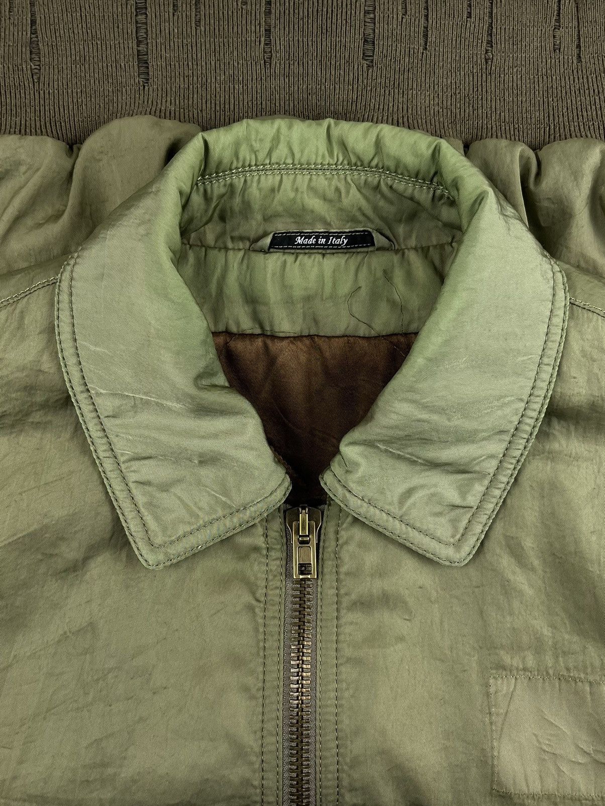 Maison Margiela SS13 Maison Margiela Washed Distressed Bomber Jacket Size US S / EU 44-46 / 1 - 4 Thumbnail