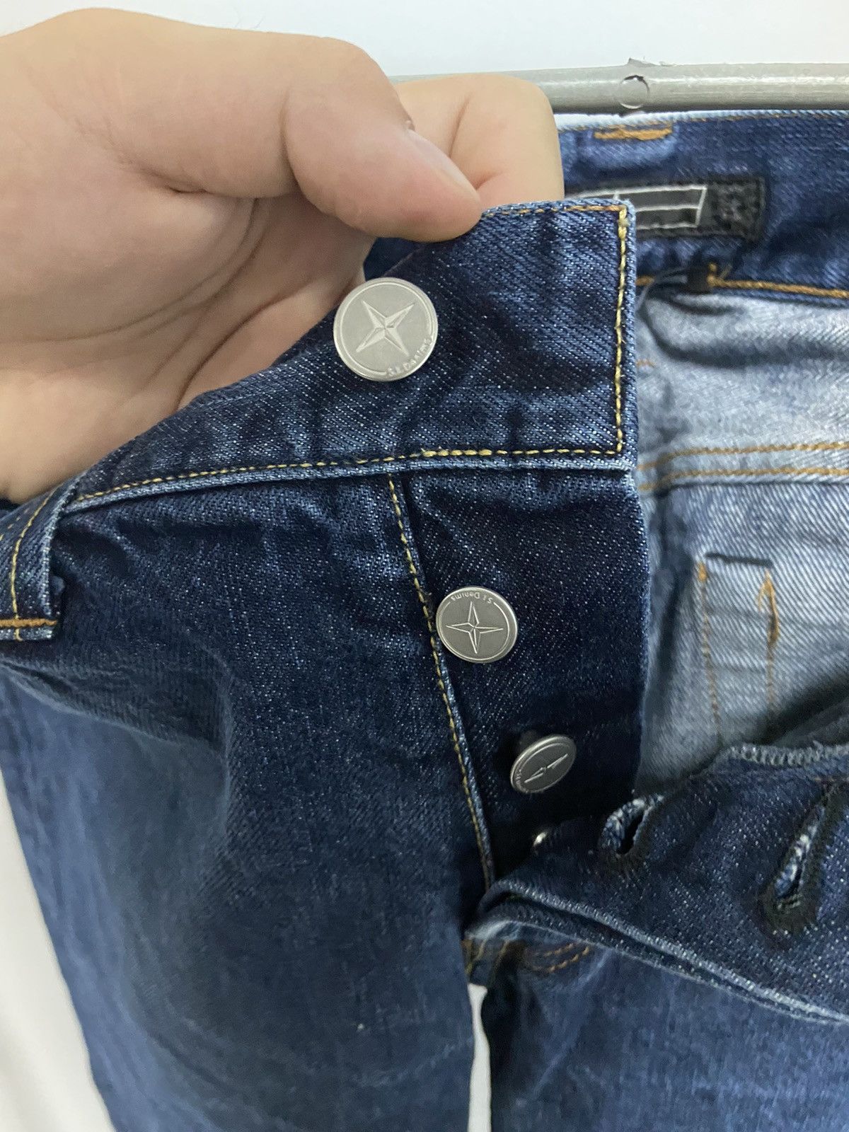 Stone Island × Vintage Stone Island Denims Selvedge Vintage jeans Pants Distressed Size US 28 / EU 44 - 7 Thumbnail