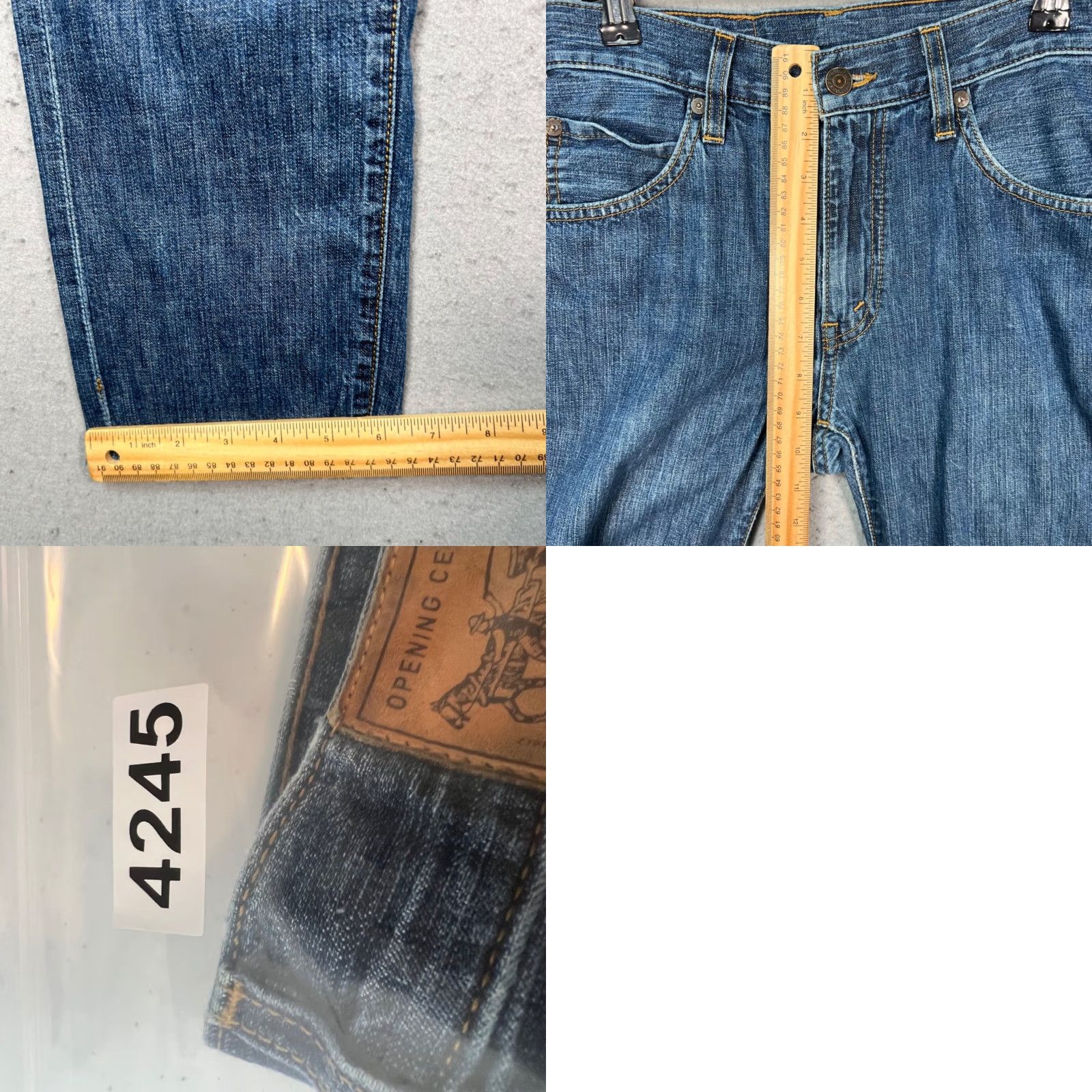 Levi's Levis Jeans Distressed 26 x 32 Womens 100% Cotton Denim Straight 5-Pocket Blue Size 26" / US 2 / IT 38 - 8 Thumbnail