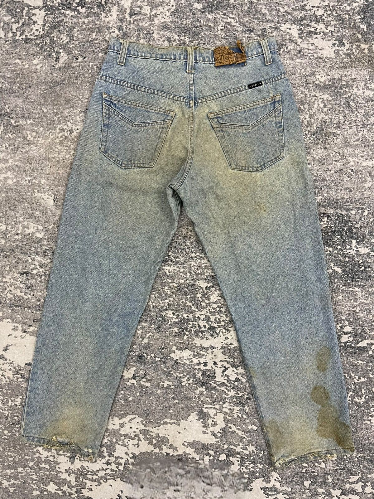 Vintage Volcom Baggy Fly Button Denim