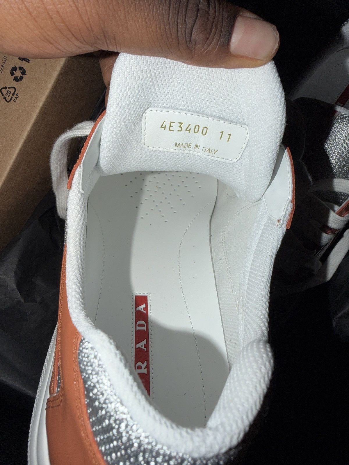 Prada Prada Americas Cup Patent Leather Size US 12 / EU 45 - 7 Thumbnail