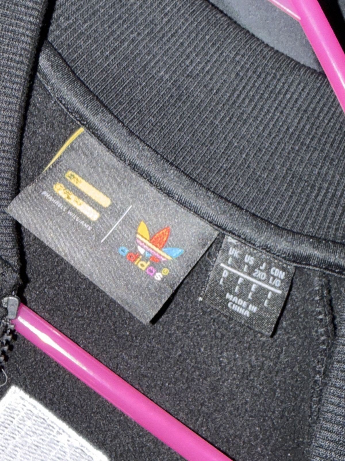 Adidas × Pharrell Adidas Pharrell williams hu black fuzzy track jacket large Size US L / EU 52-54 / 3 - 3 Thumbnail