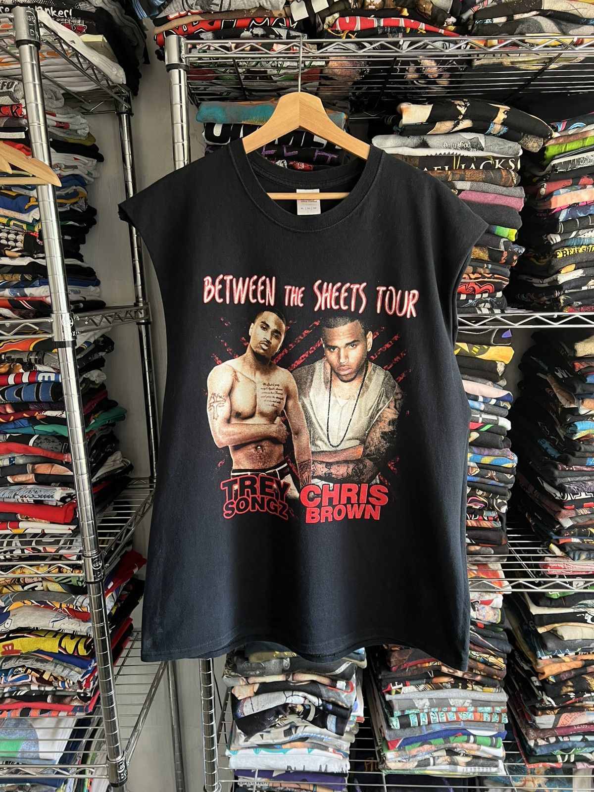 BETWEEN THE SHEETS TOUR Tシャツ Between The Sheets Tour Shirt Mens Medium Black Tee Chris