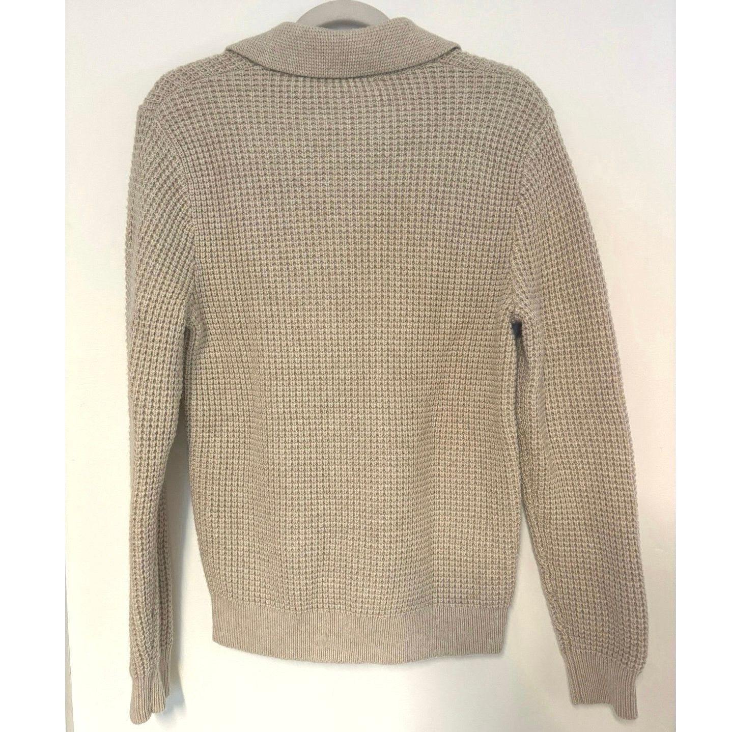 Madewell NWT Madewell Johnny-Collar Sweater Polo Waffle Knit Size XS Size US XS / EU 42 / 0 - 6 Thumbnail