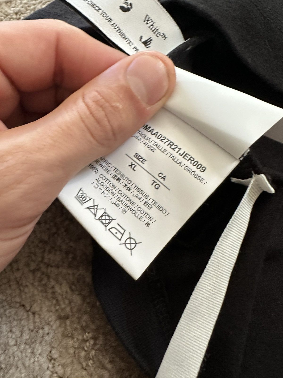 Off-White Off white peace worldwide tee Size US XL / EU 56 / 4 - 5 Thumbnail