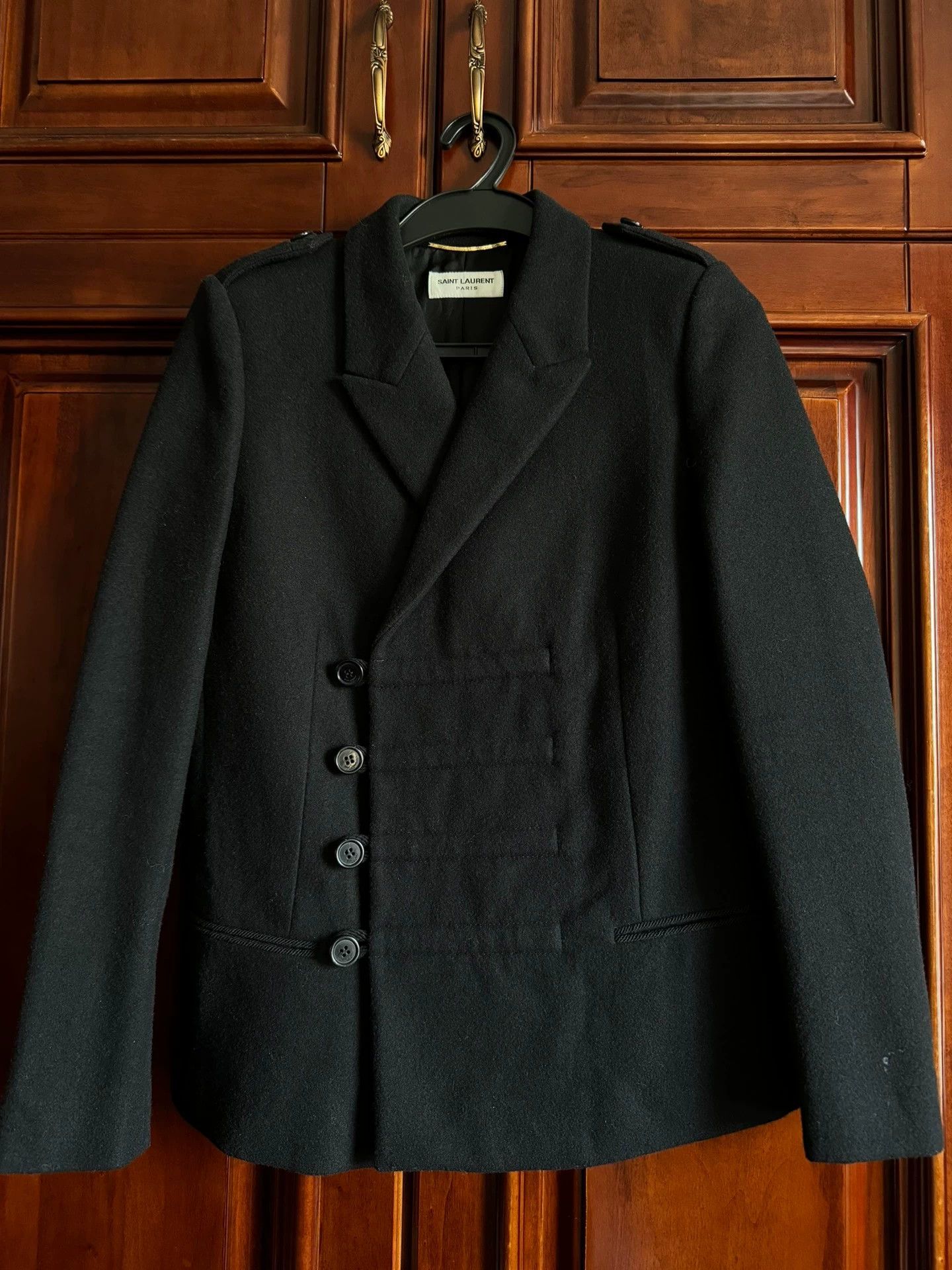 Saint Laurent Paris Saint Laurent Paris Mulberry silk wool jacket Size US XS / EU 42 / 0 - 1 Thumbnail