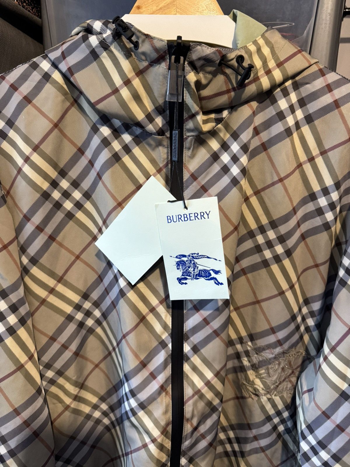 Burberry Burberry Reversible Windbreaker Jacket Size US XL / EU 56 / 4 - 2 Thumbnail
