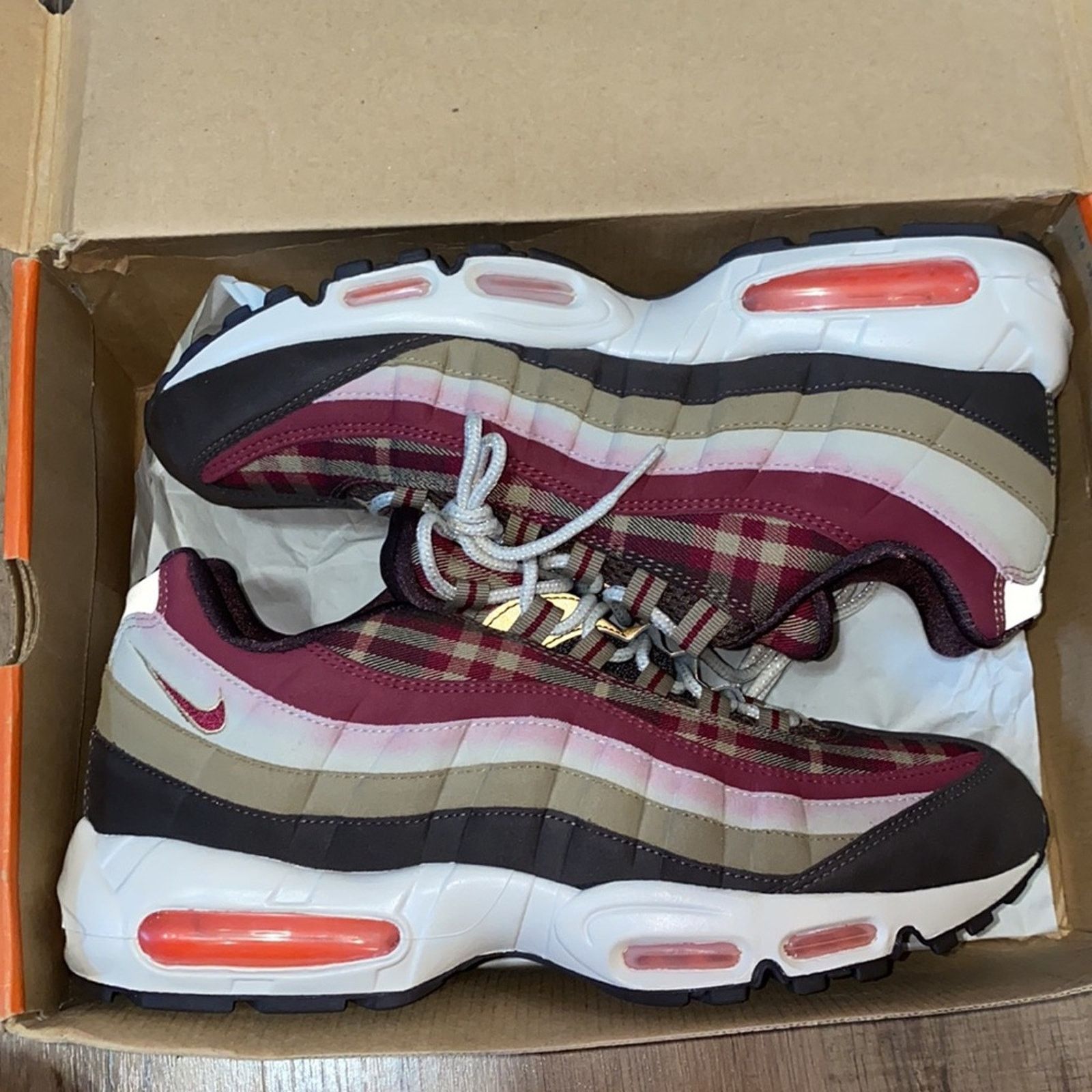 Nike 2006 Nike air max 95 baroque brown plaid hunter edition pack Size US 11 / EU 44 - 14 Thumbnail