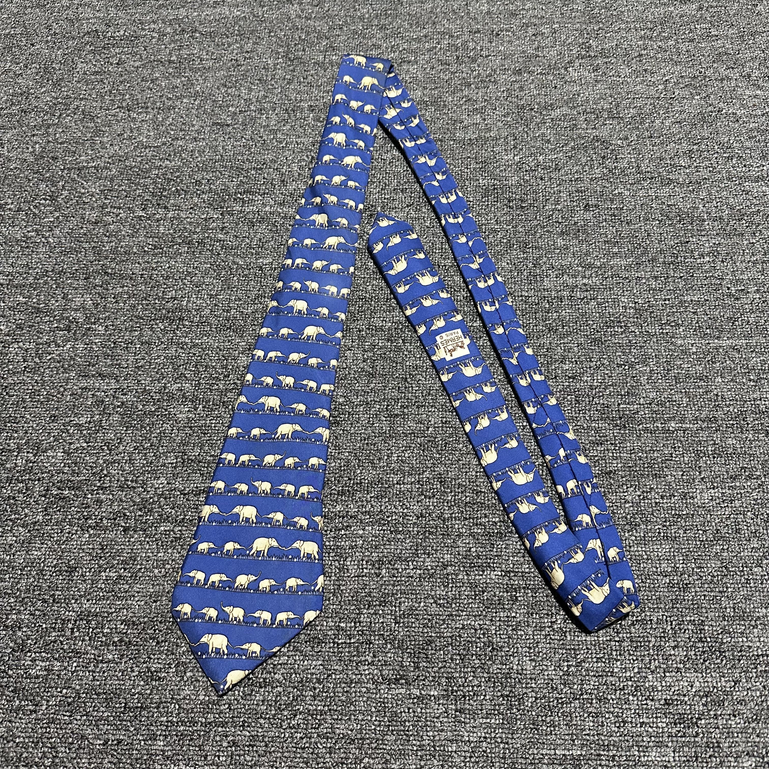 Hermes Hermes Silk Tie Size ONE SIZE - 1 Thumbnail