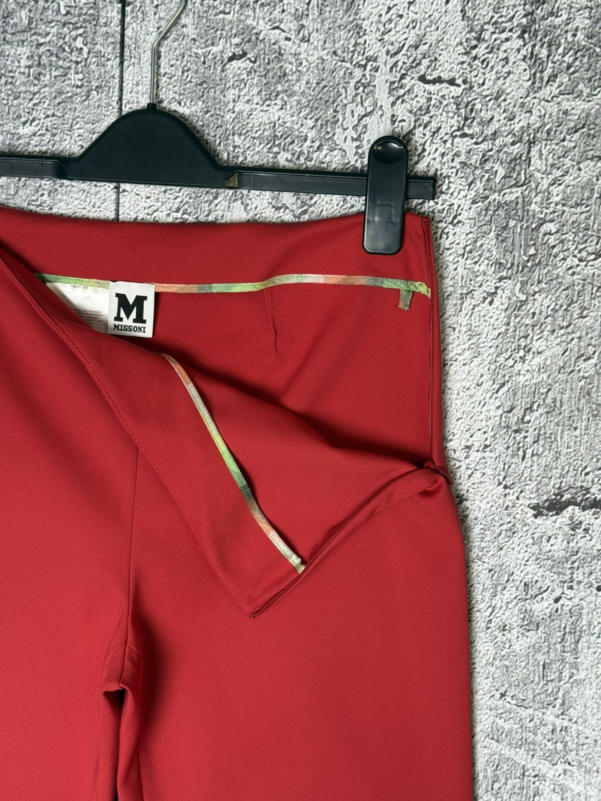 Missoni Missoni Red Stretch Trouser Pants Cotton & Polyamide Bland Size 27" / US 4 / IT 40 - 6 Thumbnail