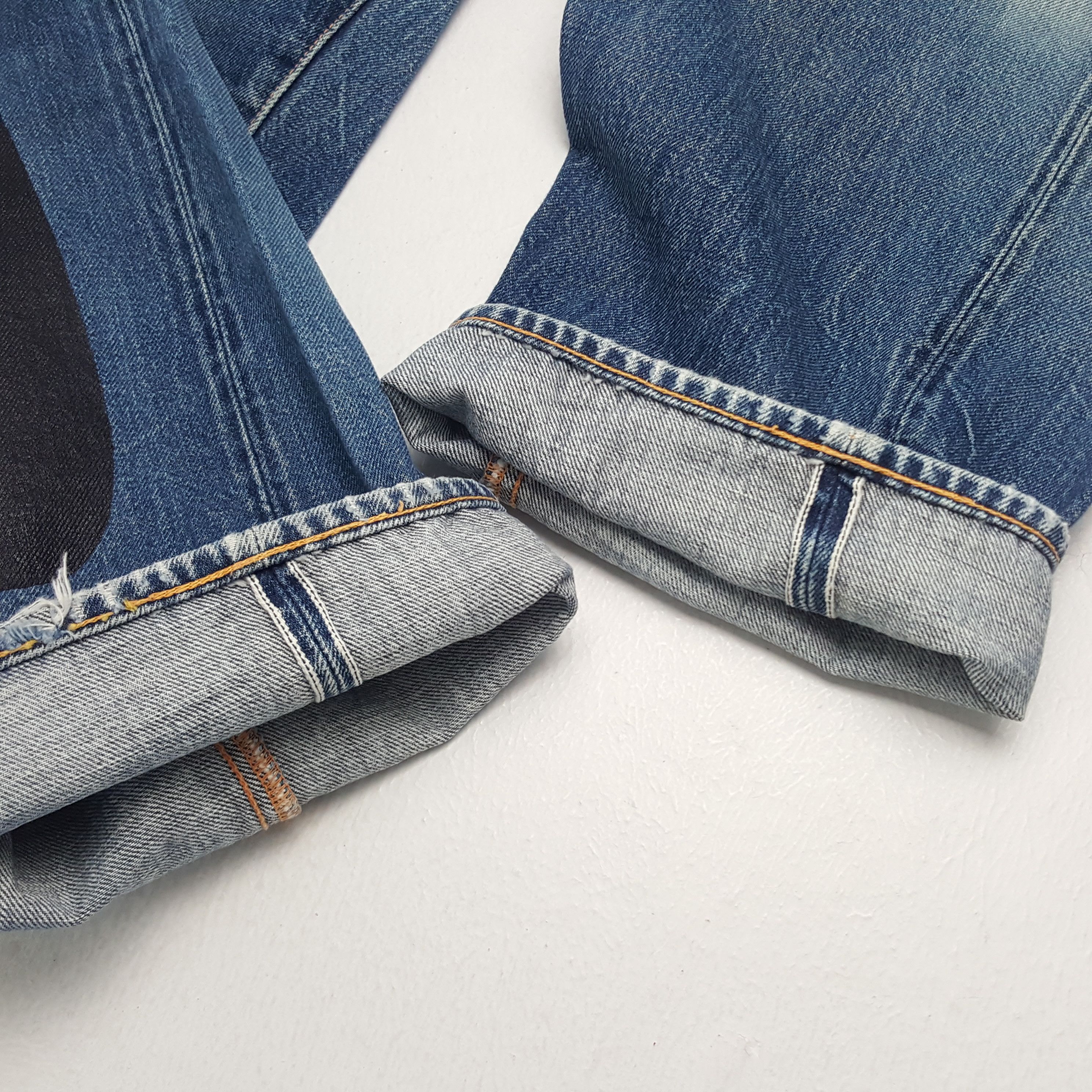 Evisu × Japanese Brand × Vintage Vintage Evisu Japanese Brand Daicock Custom Art Denim Jeans Size US 32 / EU 48 - 14 Thumbnail