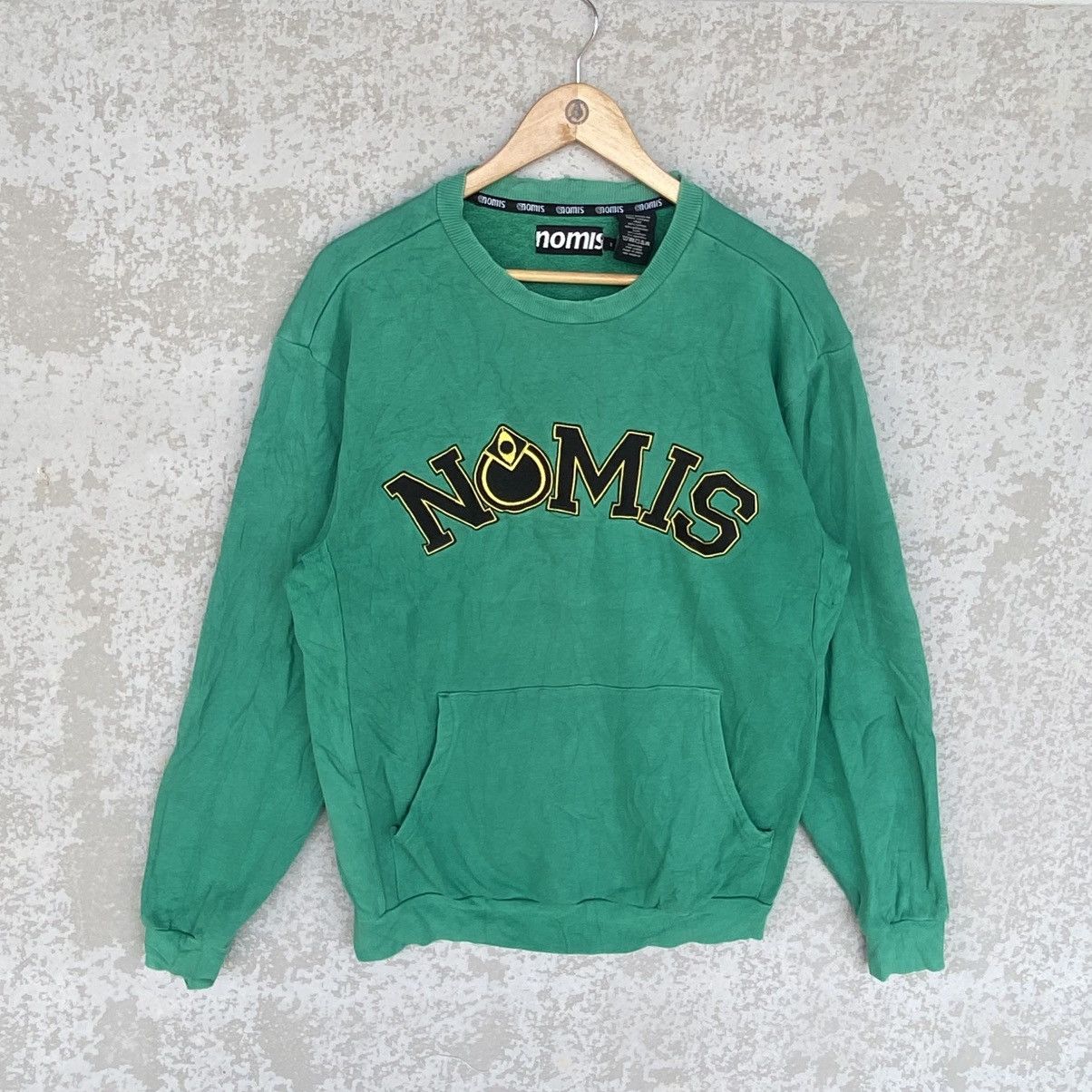 Other Vintage Nomis Big Logo Embroidered Crewneck Sweatshirt Green Size US L / EU 52-54 / 3 - 1 Thumbnail