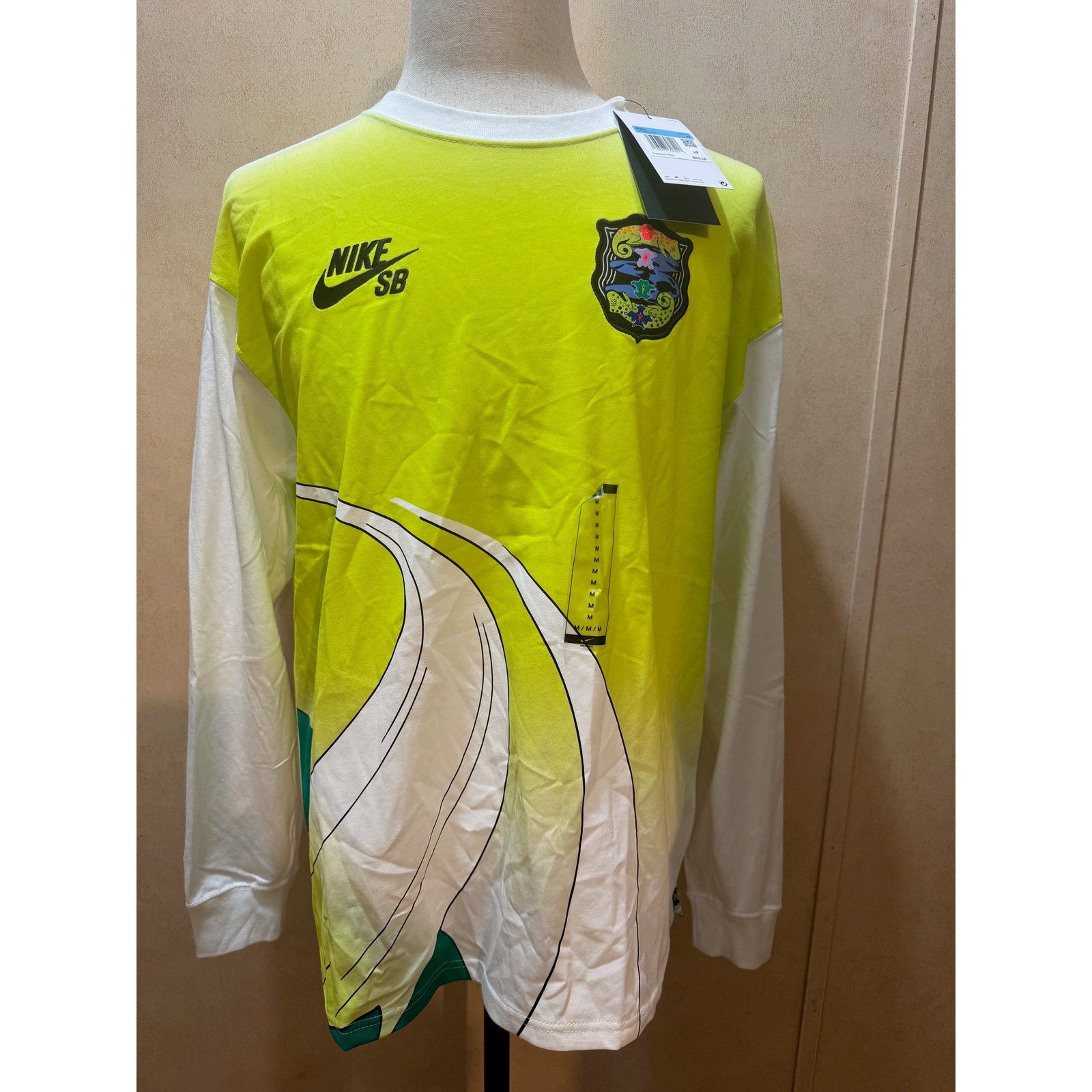 Nike Nike SB YA Lizard Graphic White Long Sleeve Shirt Medium Size US M / EU 48-50 / 2 - 1 Thumbnail