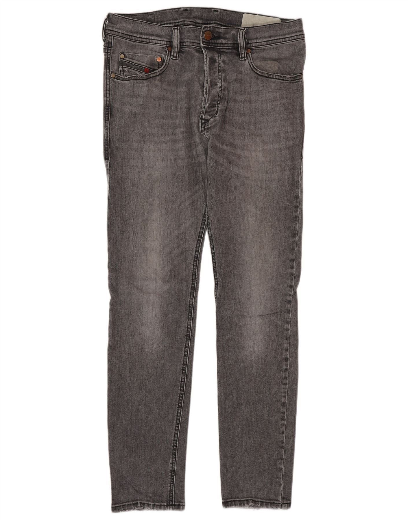 Diesel Mens Skinny Jeans W29 L30 Grey Cotton Size US 29 - 1 Thumbnail