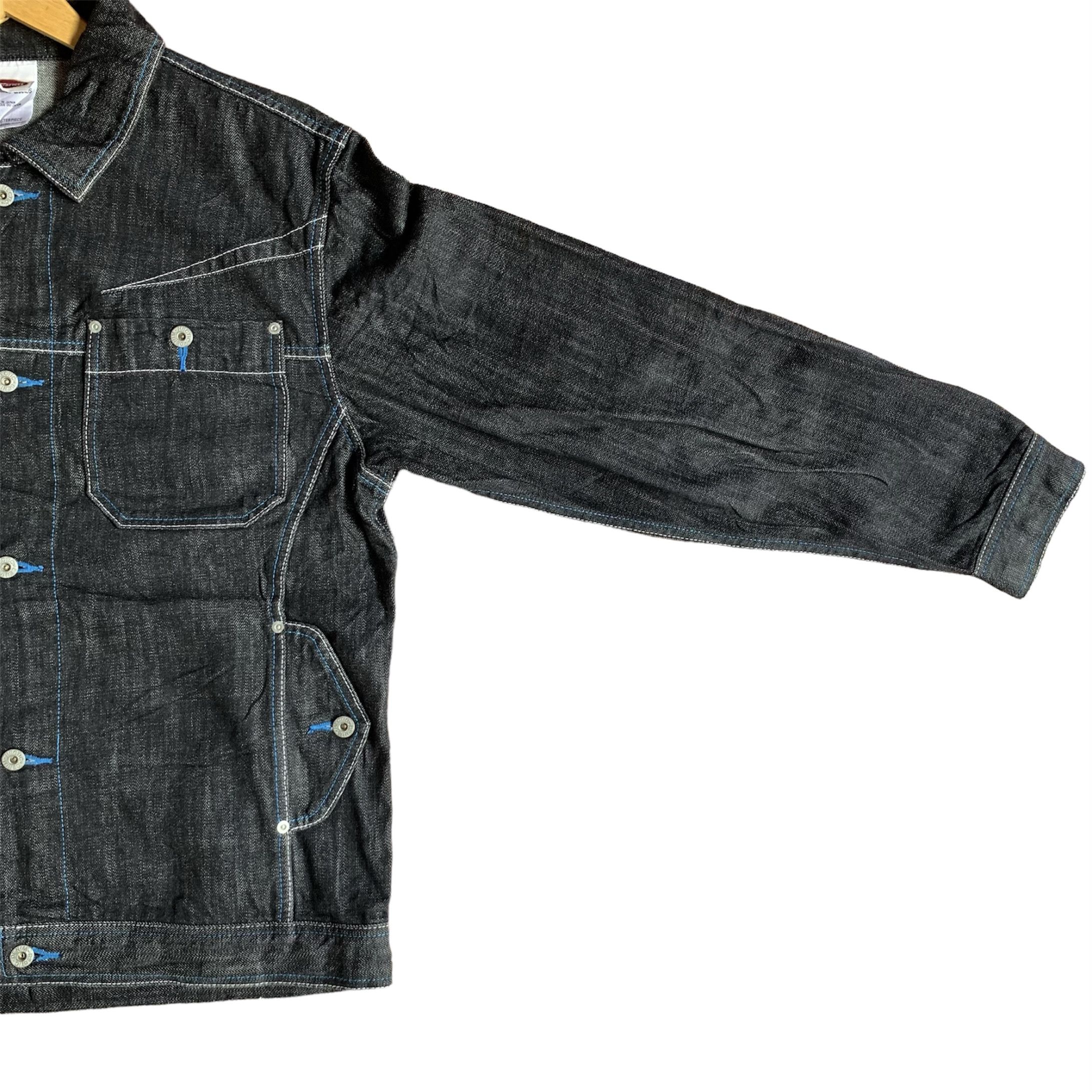 MasterPiece Japanese Brand MASTERPIECE Washed Rusty Denim Jacket Size US L / EU 52-54 / 3 - 6 Thumbnail