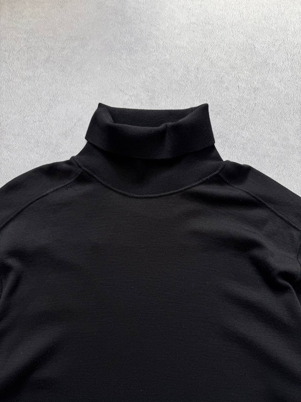Prada Prada 2006 Black Tab Top Turtleneck Wool Sweater Size US XXL / EU 58 / 5 - 6 Thumbnail