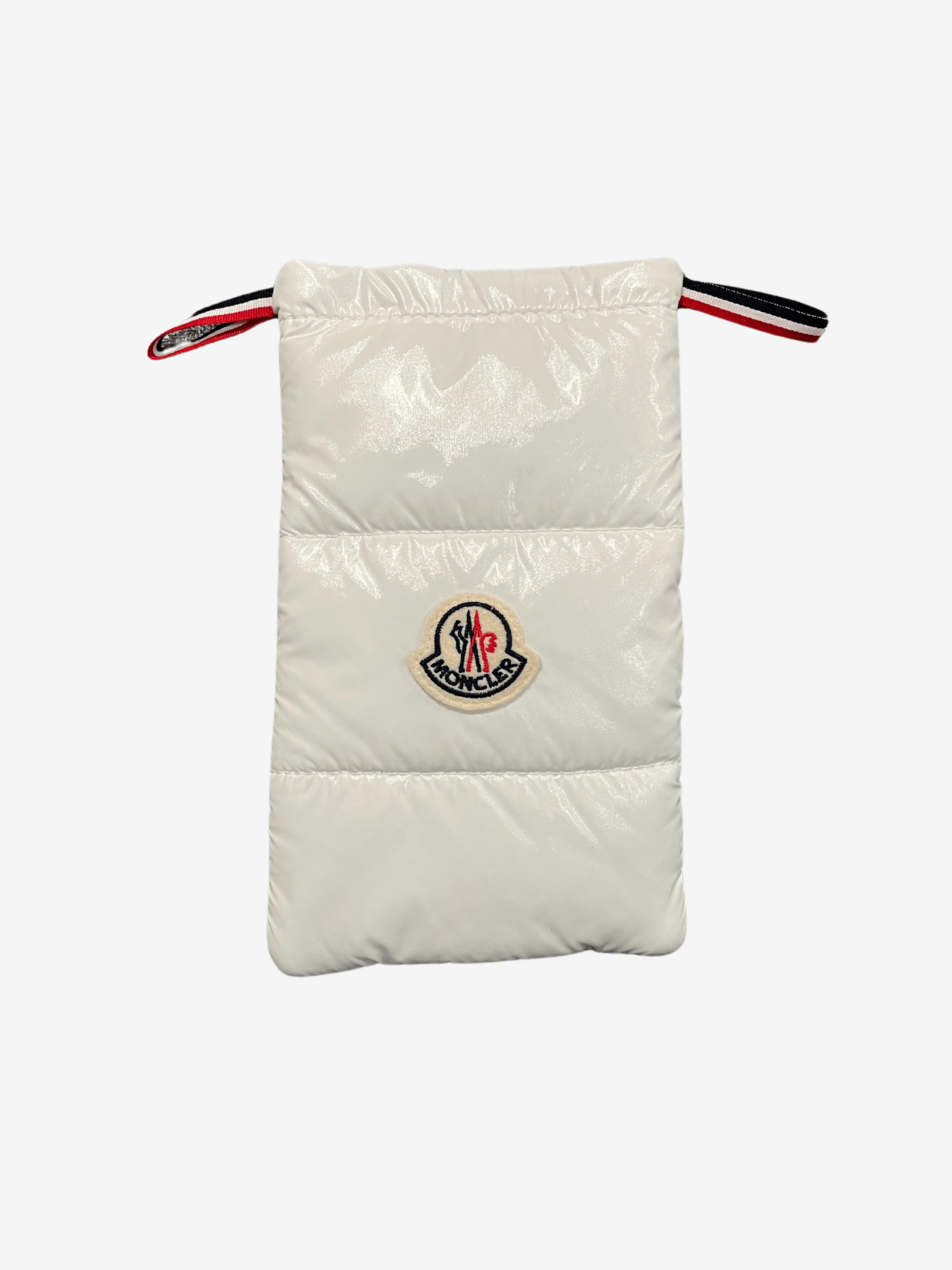 Moncler White Bubble Bag