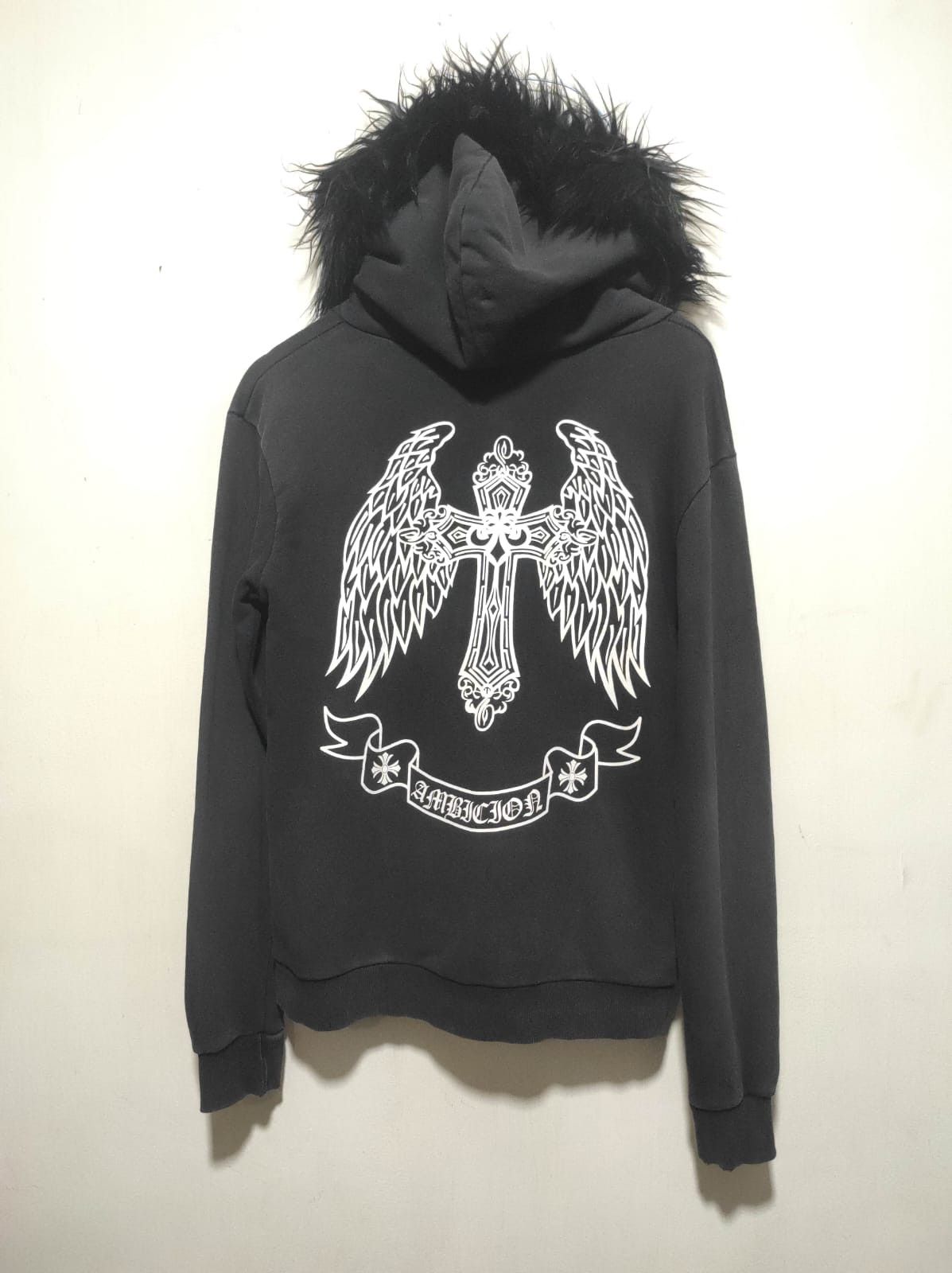 Japanese Brand Psyche Delic Cross zip fur hoodie ifsix LGB style Size US M / EU 48-50 / 2 - 12 Thumbnail