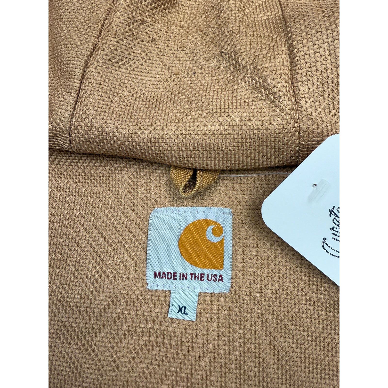 Vintage Vintage 90s Carhartt Work Wear Hooded Bomber Jacket XL J131 Size US XL / EU 56 / 4 - 3 Thumbnail