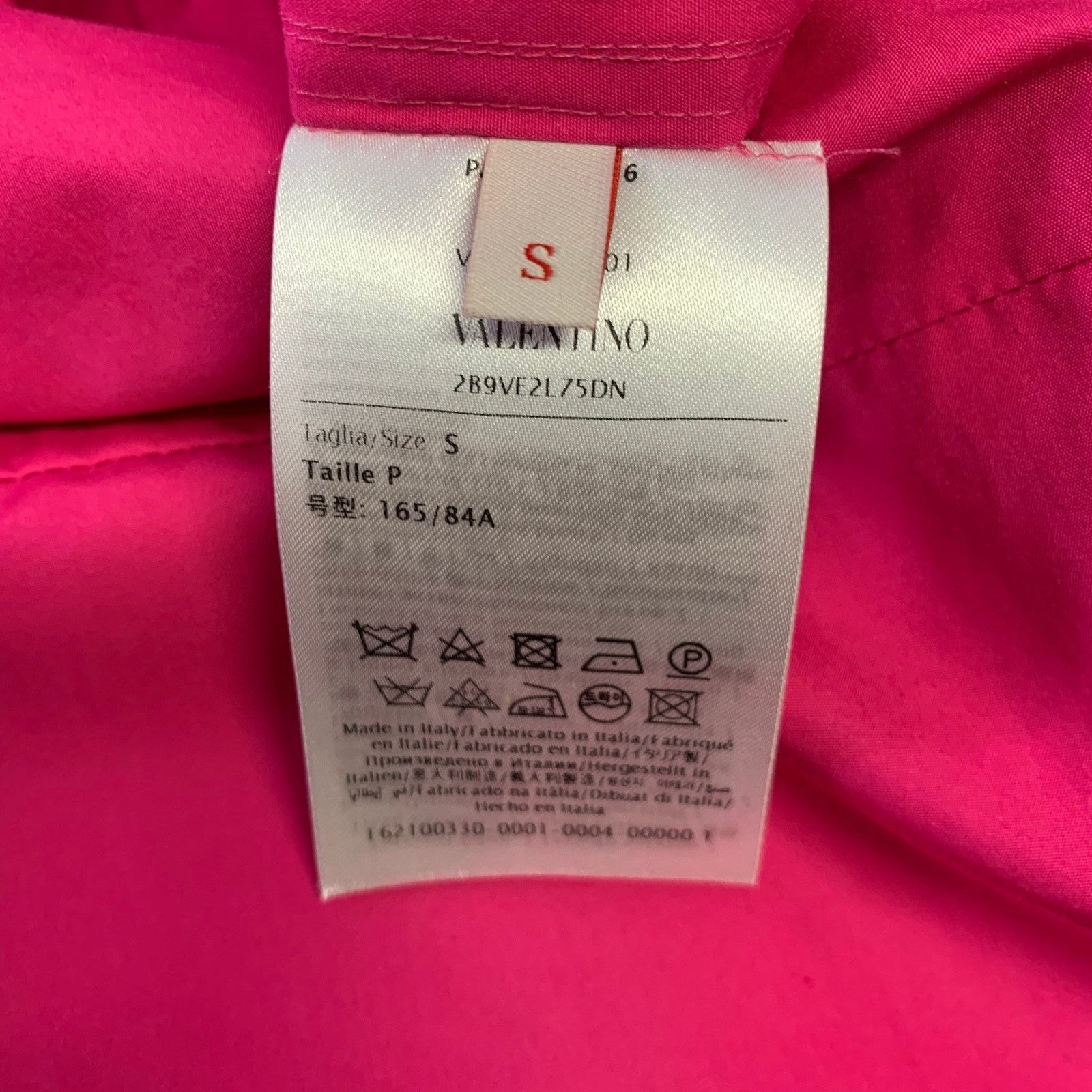Valentino VALENTINO Size S Pink Cotton Hidden Placket Jumpsuit Size US 36 / EU 52 - 11 Thumbnail