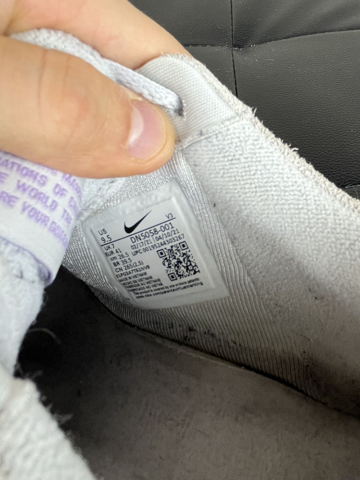 Nike Nike Air Force 1 one pixel suede velvet sneakers shoes lilac Size US 8.5 / EU 41-42 - 24 Thumbnail