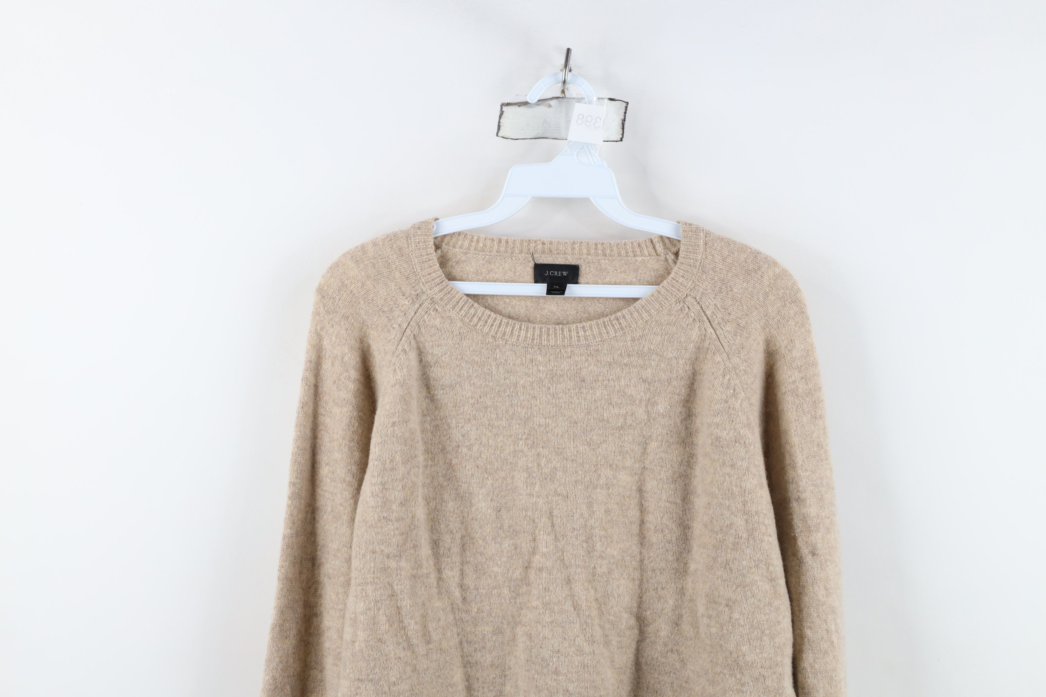 J.Crew J Crew Lambswool Knit Crewneck Sweater Heather Brown Size XL / US 12-14 / IT 48-50 - 2 Thumbnail