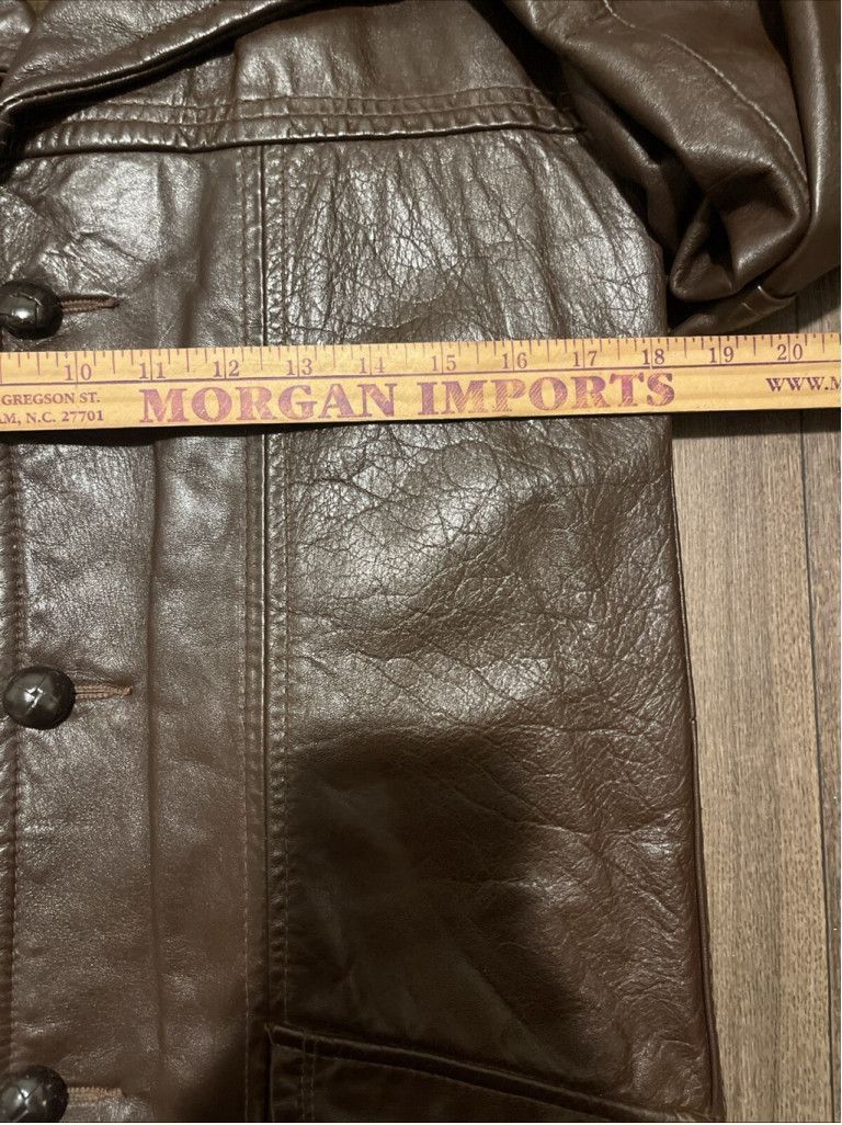 Other Ralph Edward’s Vtg Brown Leather Jacket W/ Faux Fur Inside Size US M / EU 48-50 / 2 - 3 Thumbnail