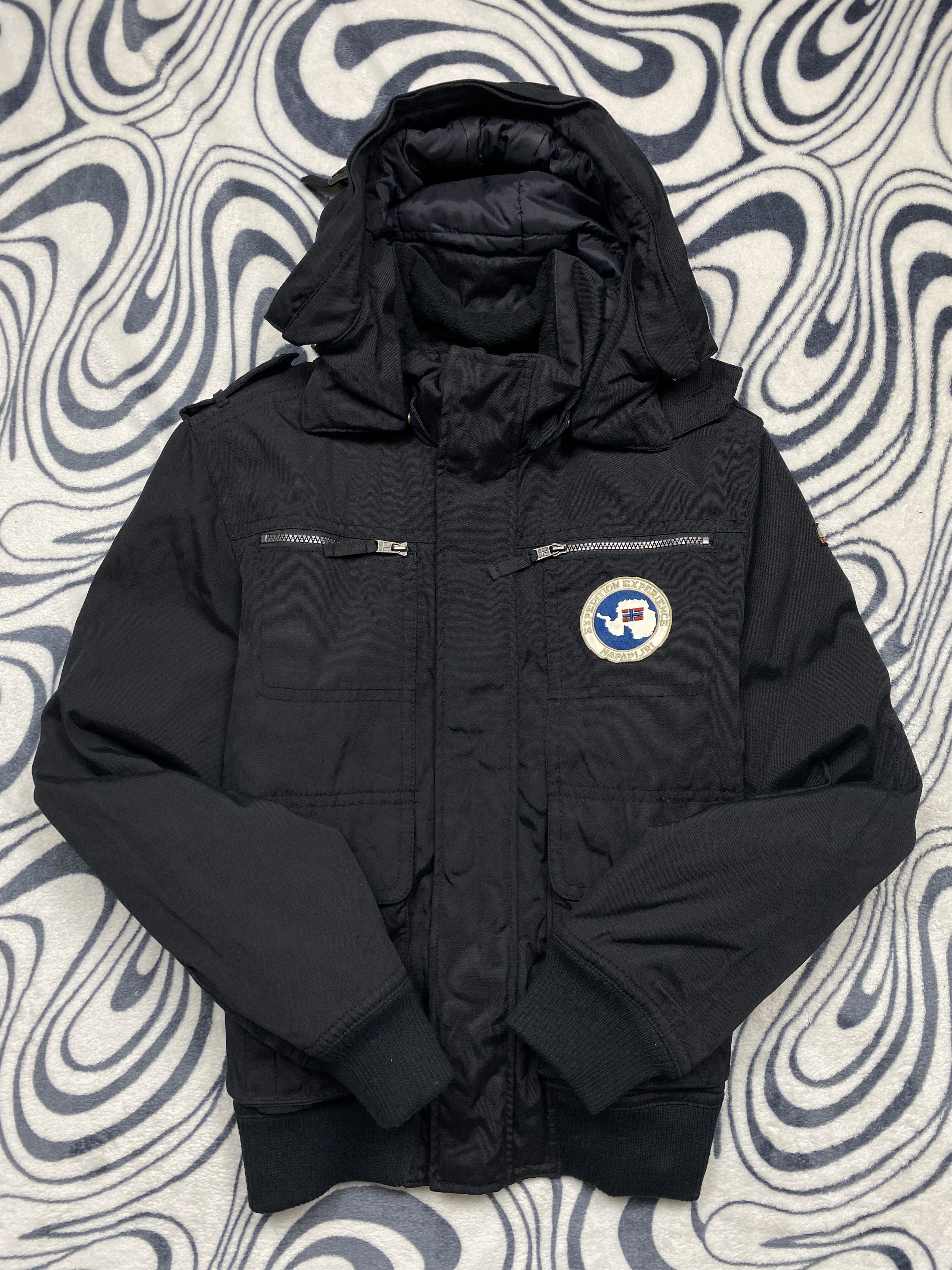 Napapijri × Vintage Napapijri Vintage Winter Warm Jacket Y2K Size US XL / EU 56 / 4 - 1 Thumbnail