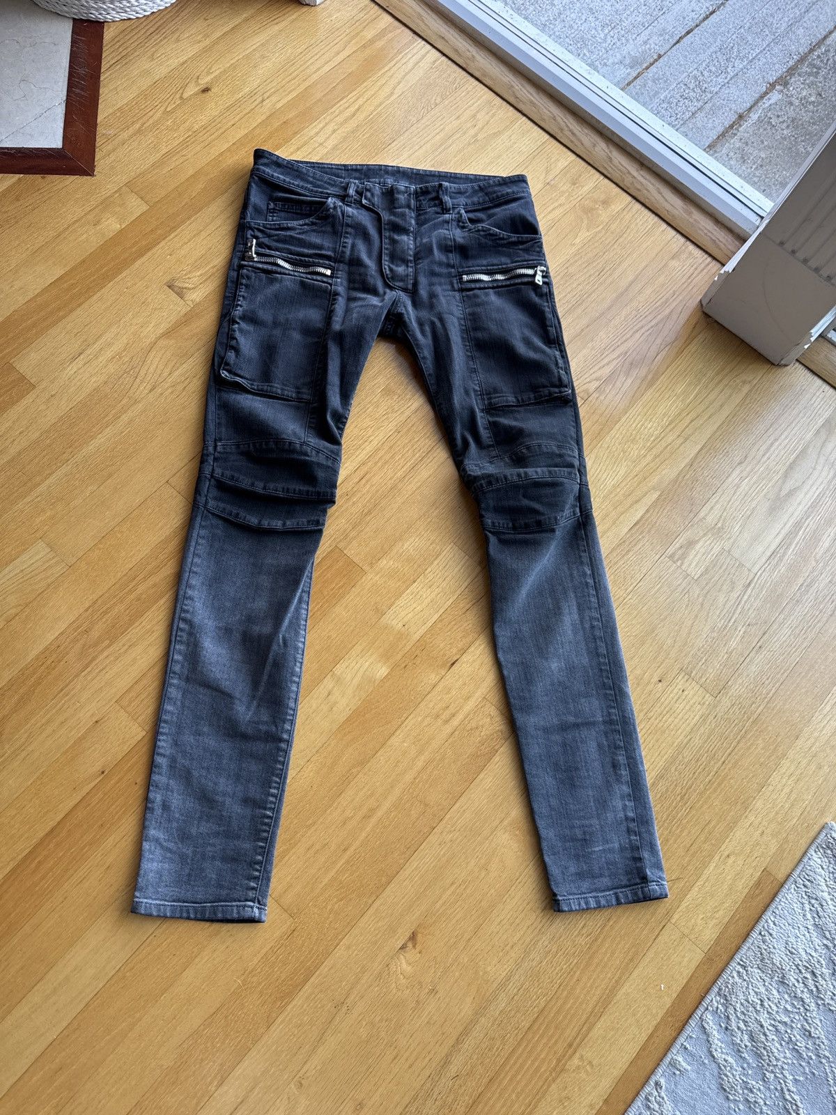 Balmain Balmain Biker Denim Size US 31 - 3 Thumbnail