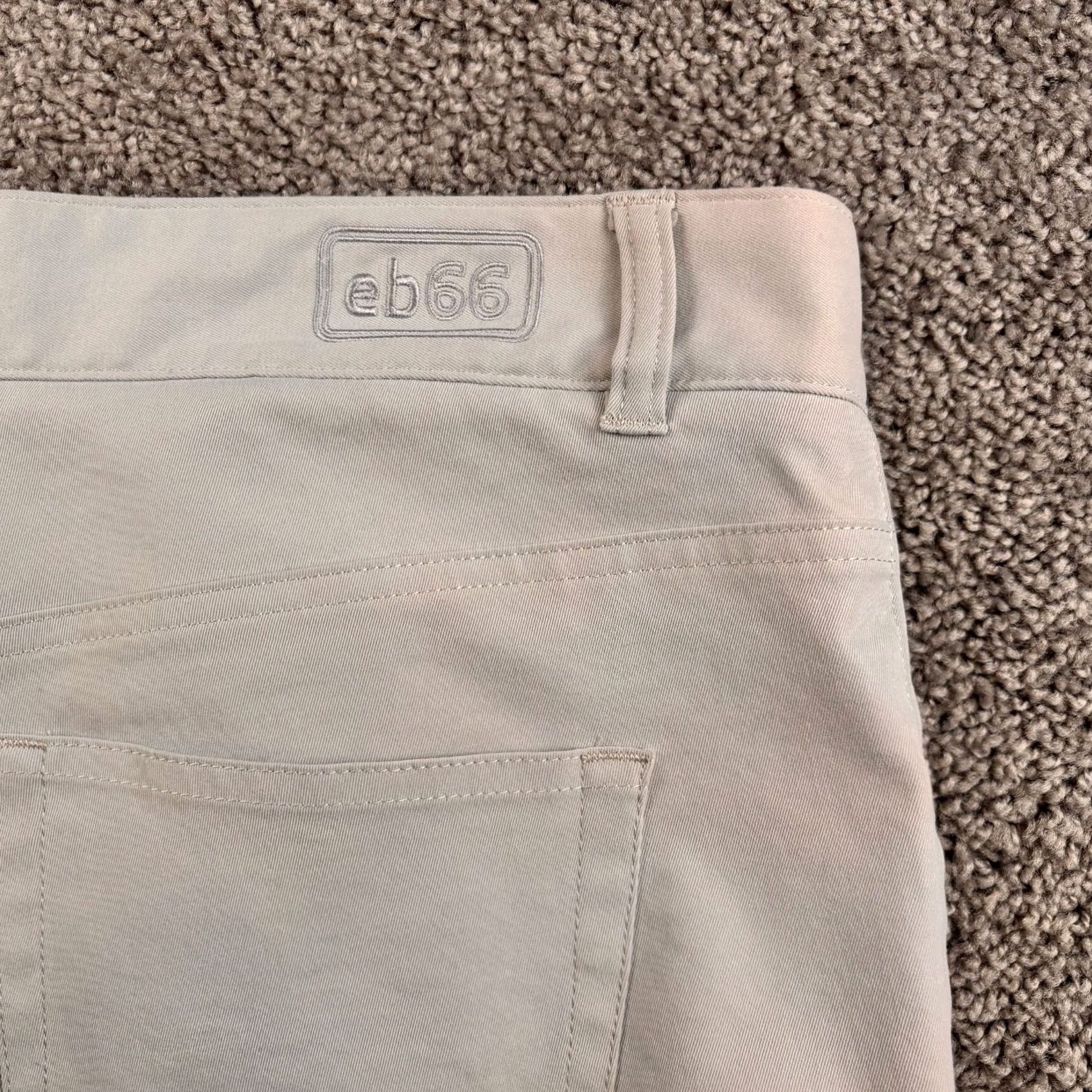 Peter Millar Peter Millar Pants Mens 38x28 Light Gray Crown Sport Golf Stretch 5 Pocket Shirt? Size US 38 / EU 54 - 6 Thumbnail