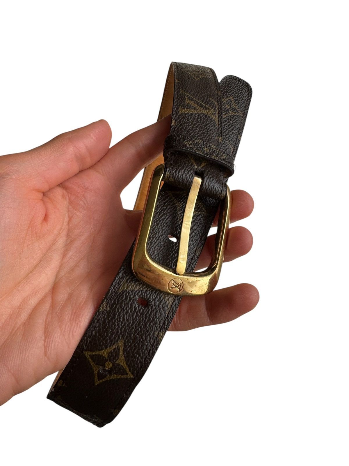 Louis Vuitton × Vintage Louis Vuitton Monogram Belt Size ONE SIZE - 2 Thumbnail