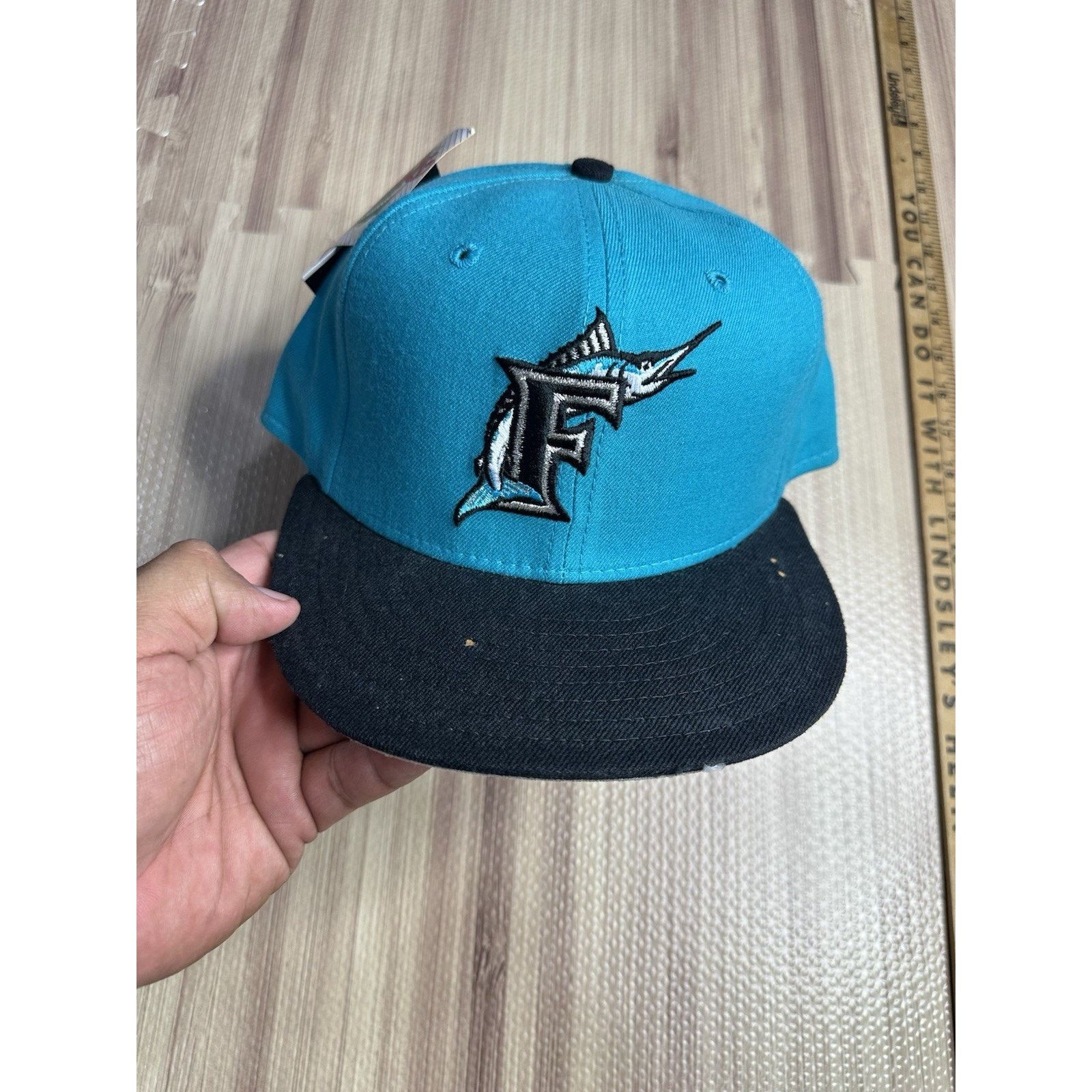New Era Florida Marlins New Era 7 3/8 Authentic NWT Size ONE SIZE - 1 Thumbnail