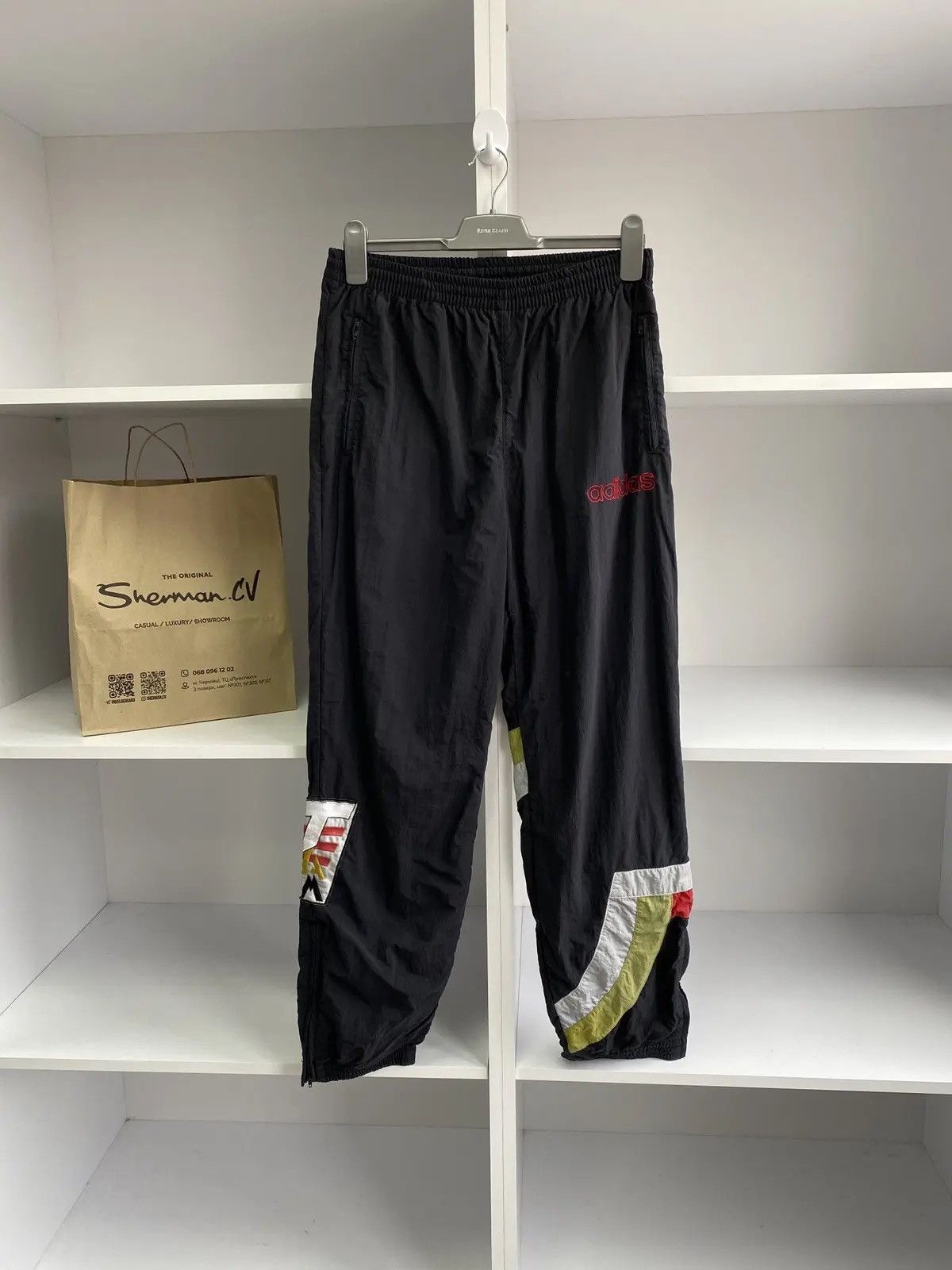 Adidas × Vintage Vintage 90's Adidas Vintage Men's Pants Size US 31 - 1 Thumbnail