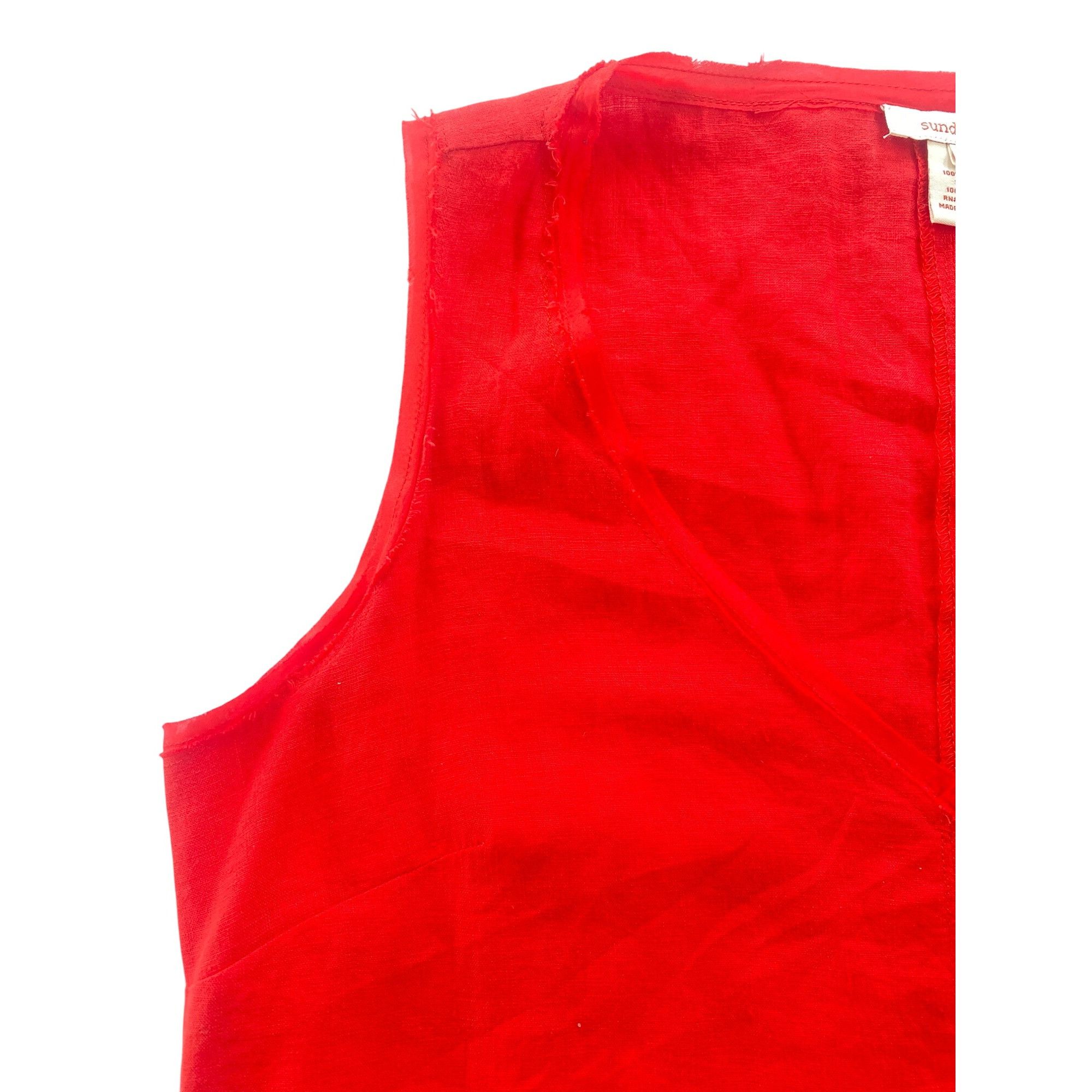 Other NWOT Sundance Cafe Rouge Dress Linen Silk Small Sleeveless R Size S / US 4 / IT 40 - 12 Thumbnail