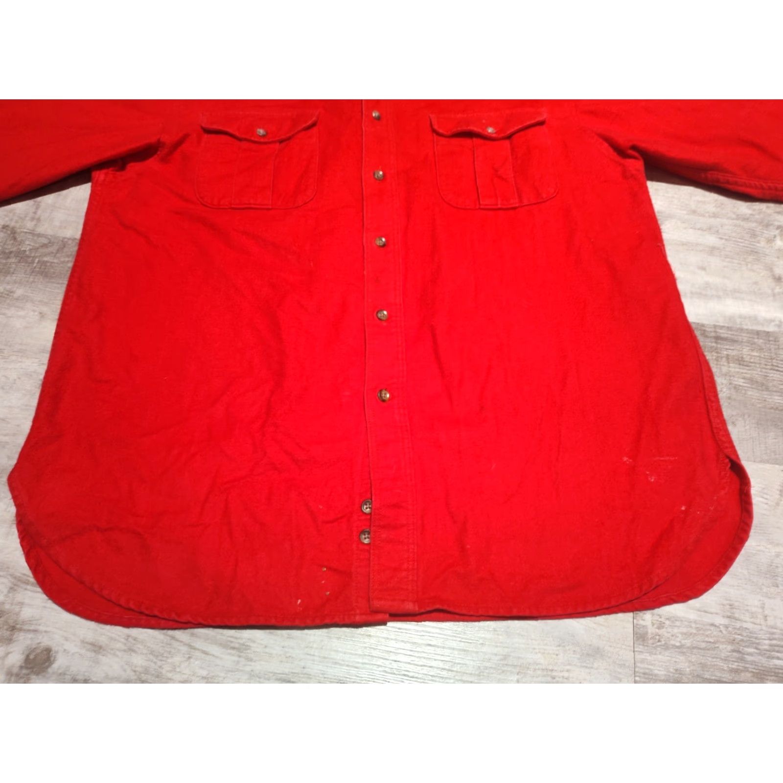 Eddie Bauer VINTAGE Eddie Bauer Men’s XL Button-Down Shirt Red 90s Flannel Casual Made in USA Size US XL / EU 56 / 4 - 6 Thumbnail