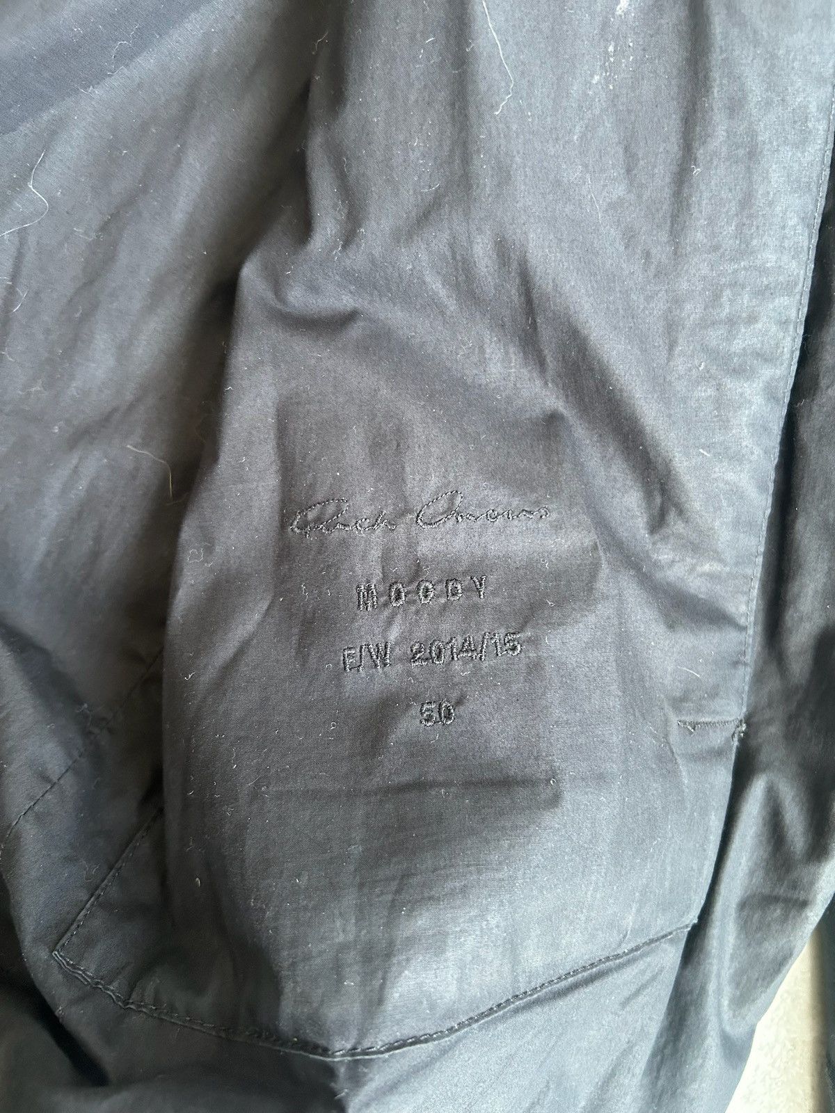 Rick Owens Rick Owens FW14 MOODY Runway Sample Silk Down Bomber Jacket Size US M / EU 48-50 / 2 - 4 Thumbnail