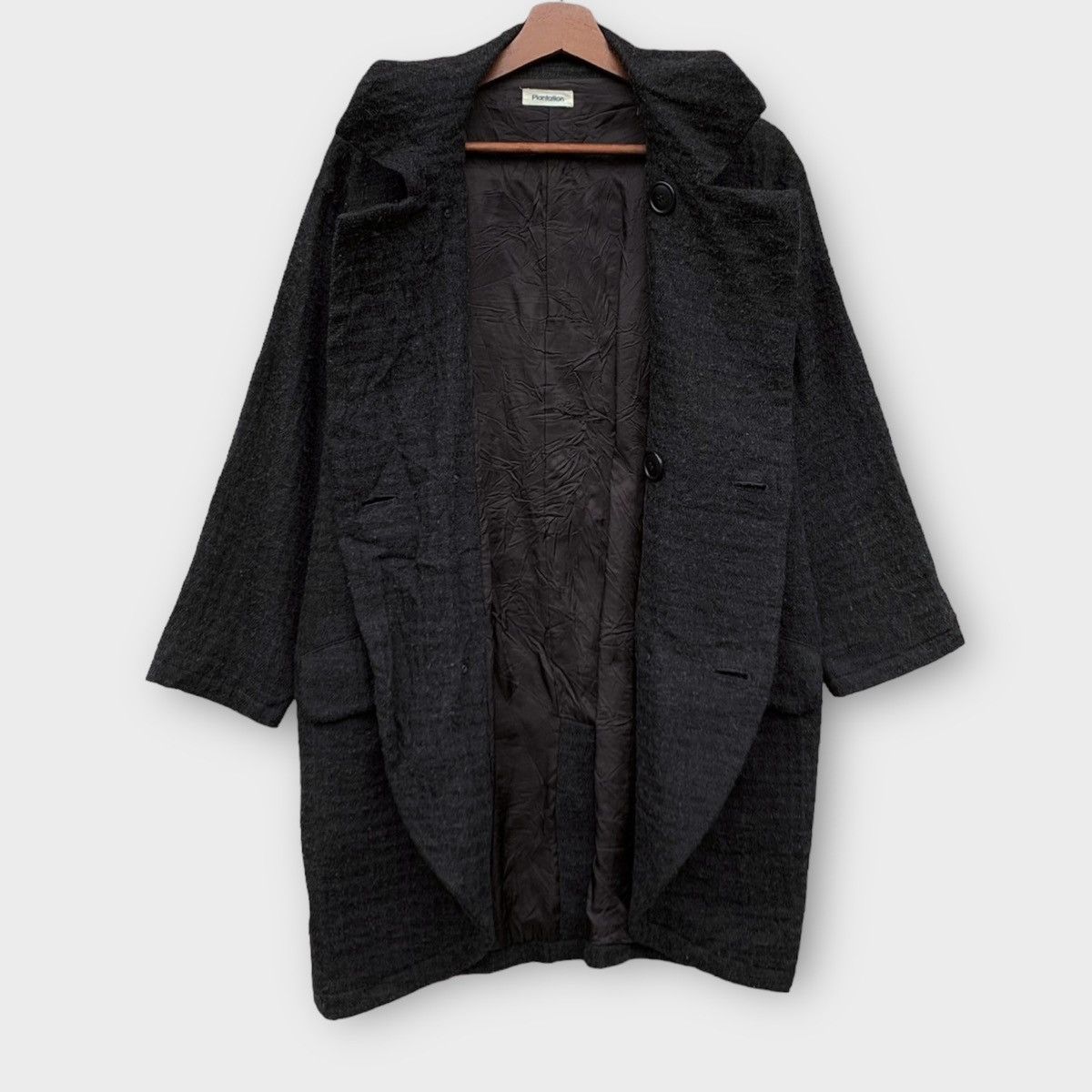 Issey Miyake VINTAGE ISSEY MIYAKE PLANTATION DOUBLE BREASTED WOOL JACKET Size US M / EU 48-50 / 2 - 3 Thumbnail