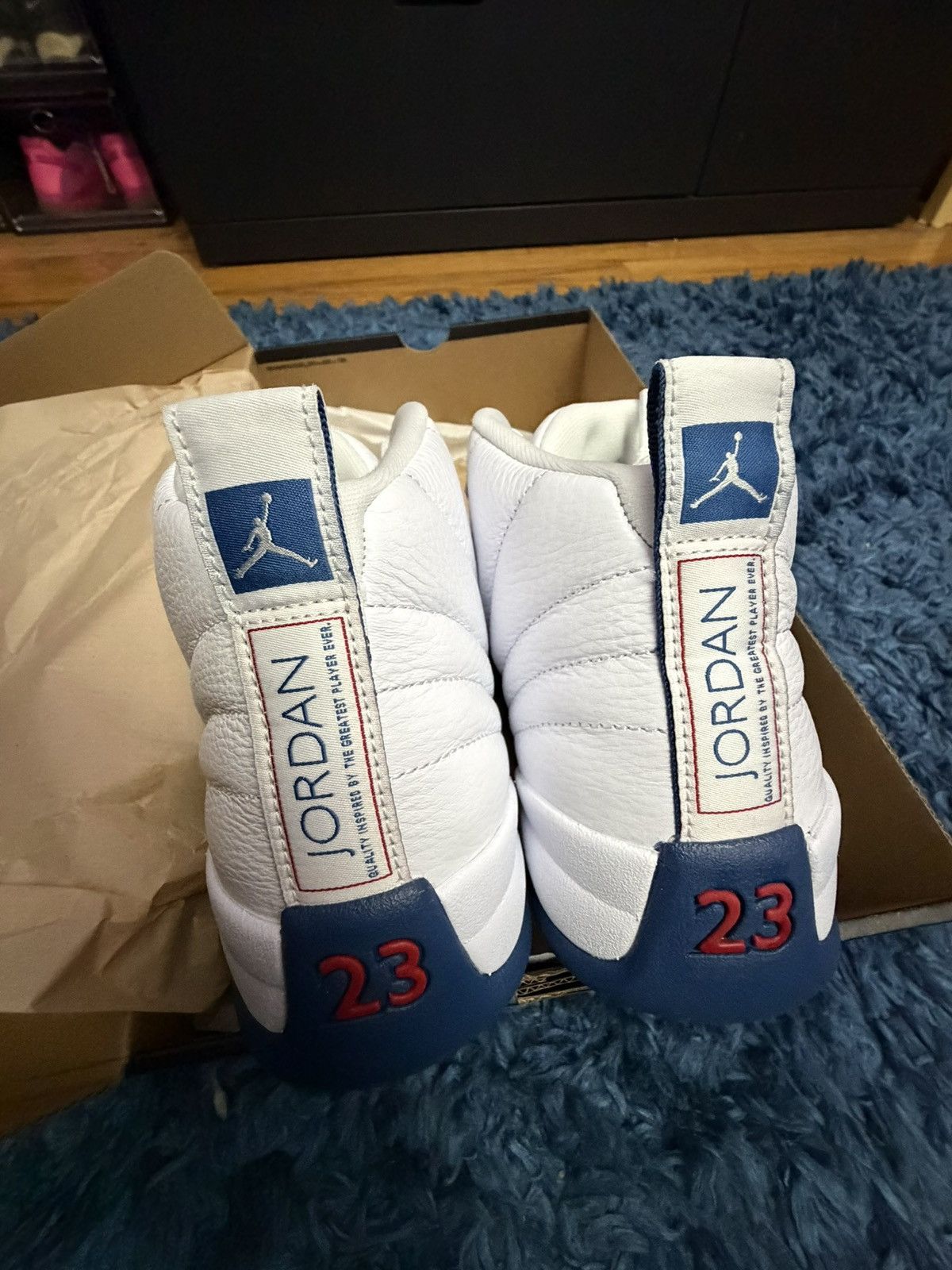 Nike Jordan 12 French Blue Size US 8 / EU 41 - 7 Thumbnail