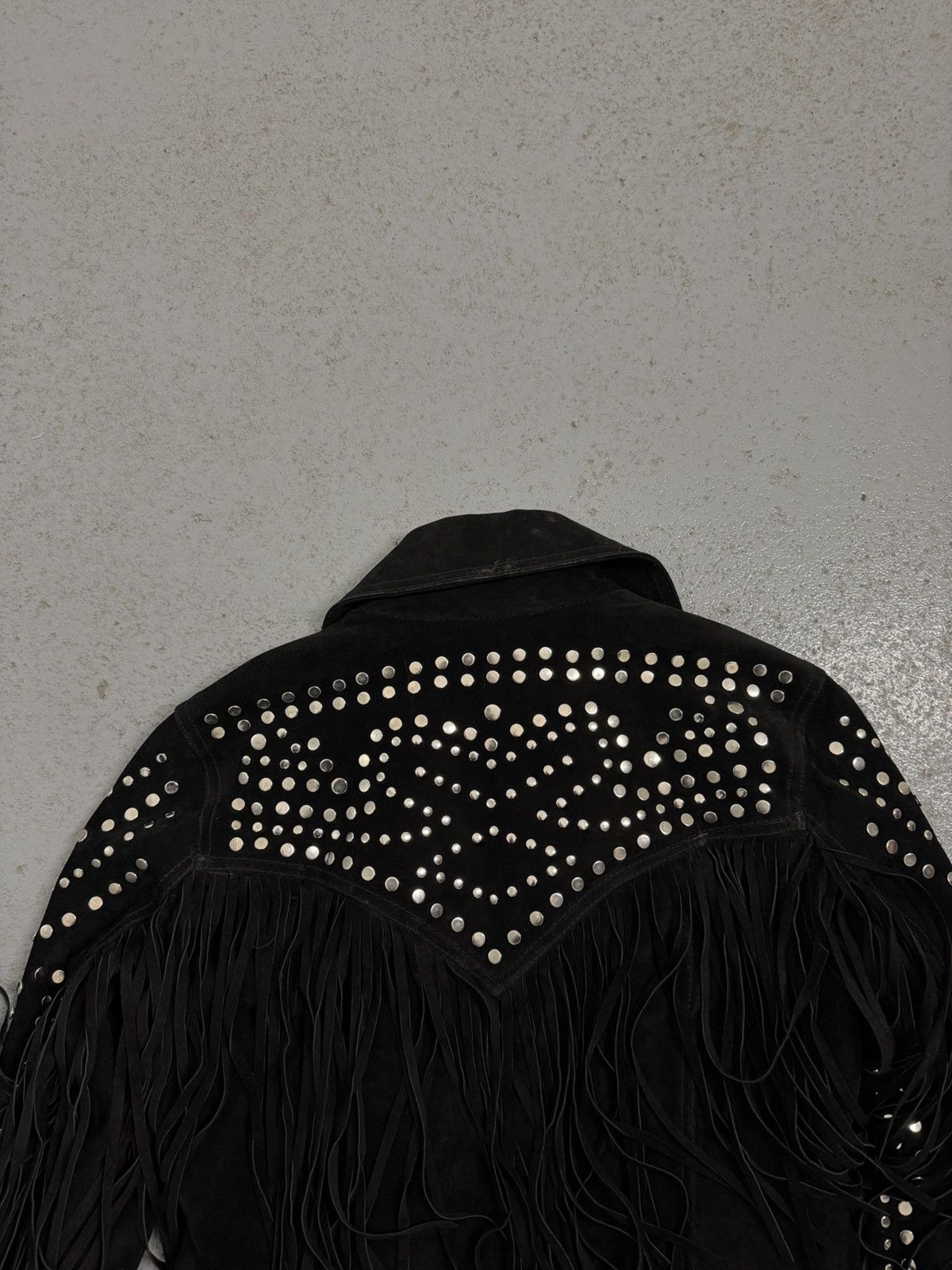 Leather Vintage Leather Metal Rivets Leather Laces Cropped Jacket Size S / US 4 / IT 40 - 16 Thumbnail