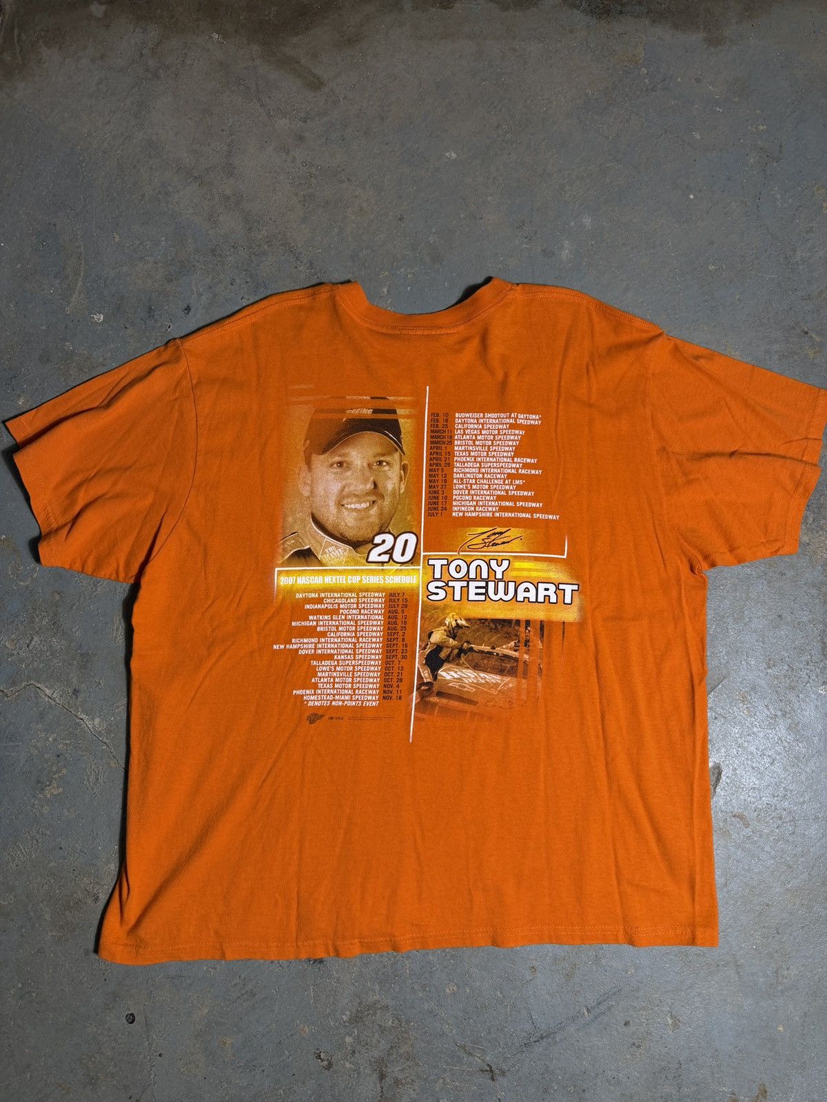 Winners Circle Vintage 2007 Tony Stewart Nascar Tee Size US XXL / EU 58 / 5 - 1 Thumbnail