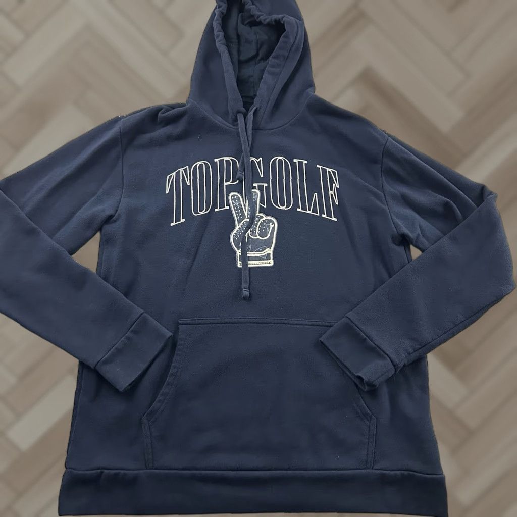 Vintage Top Golf Pullover Hoodie Men L Blue Sweatshirt Hoodie Pullover Golf Mens Large Blue Size US L / EU 52-54 / 3 - 1 Thumbnail
