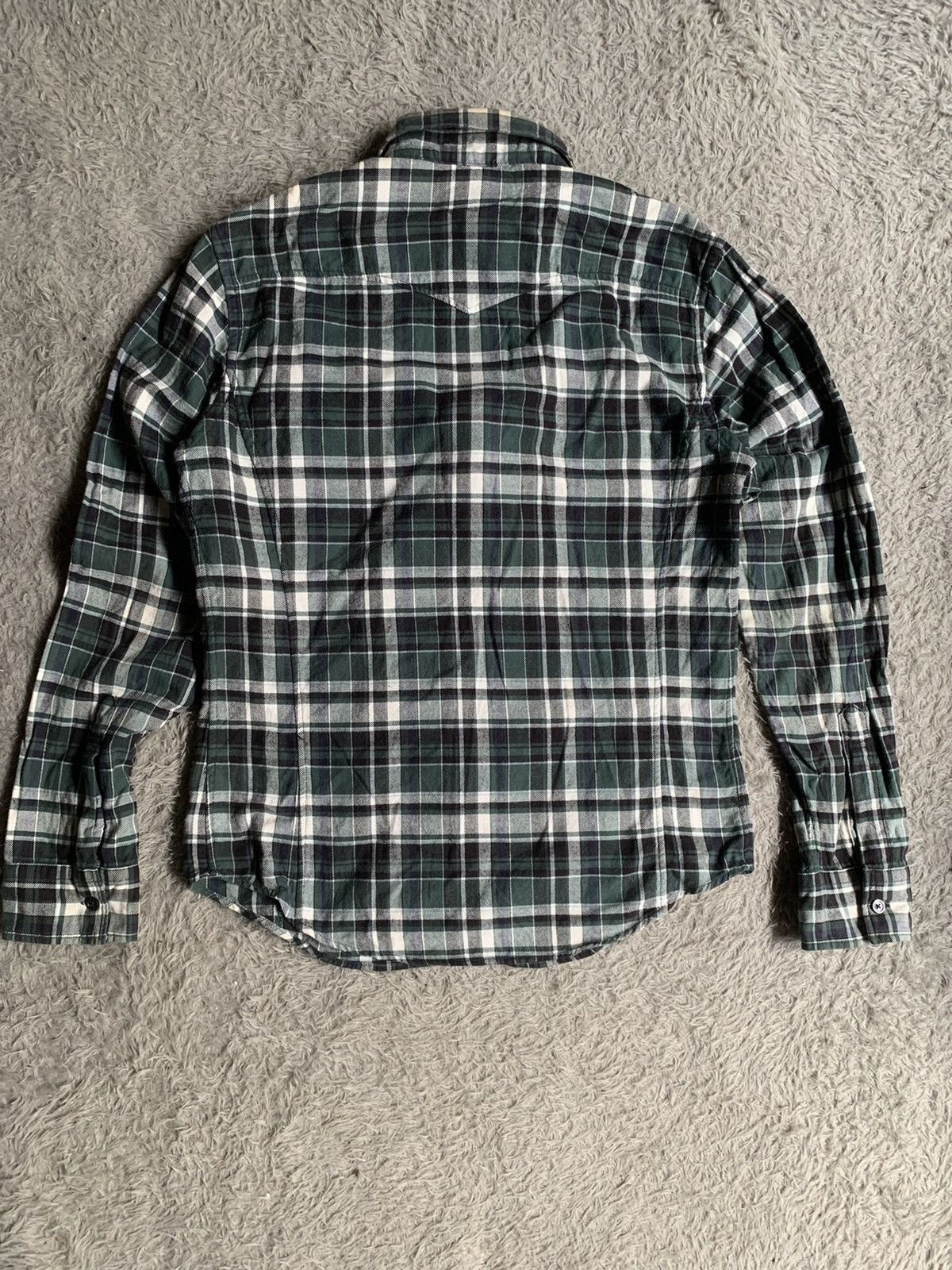 Japanese Brand Vintage PPFM Double Layered Flanel Long Shirt Size US M / EU 48-50 / 2 - 10 Thumbnail