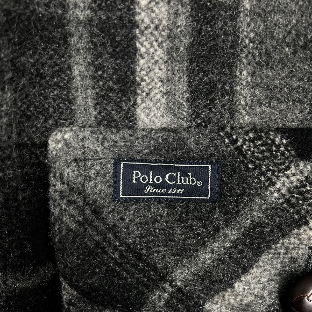 Japanese Brand 🔥 PLAID POLO CLUB WOOL CPO COMBAT JACKET Size US L / EU 52-54 / 3 - 14 Thumbnail