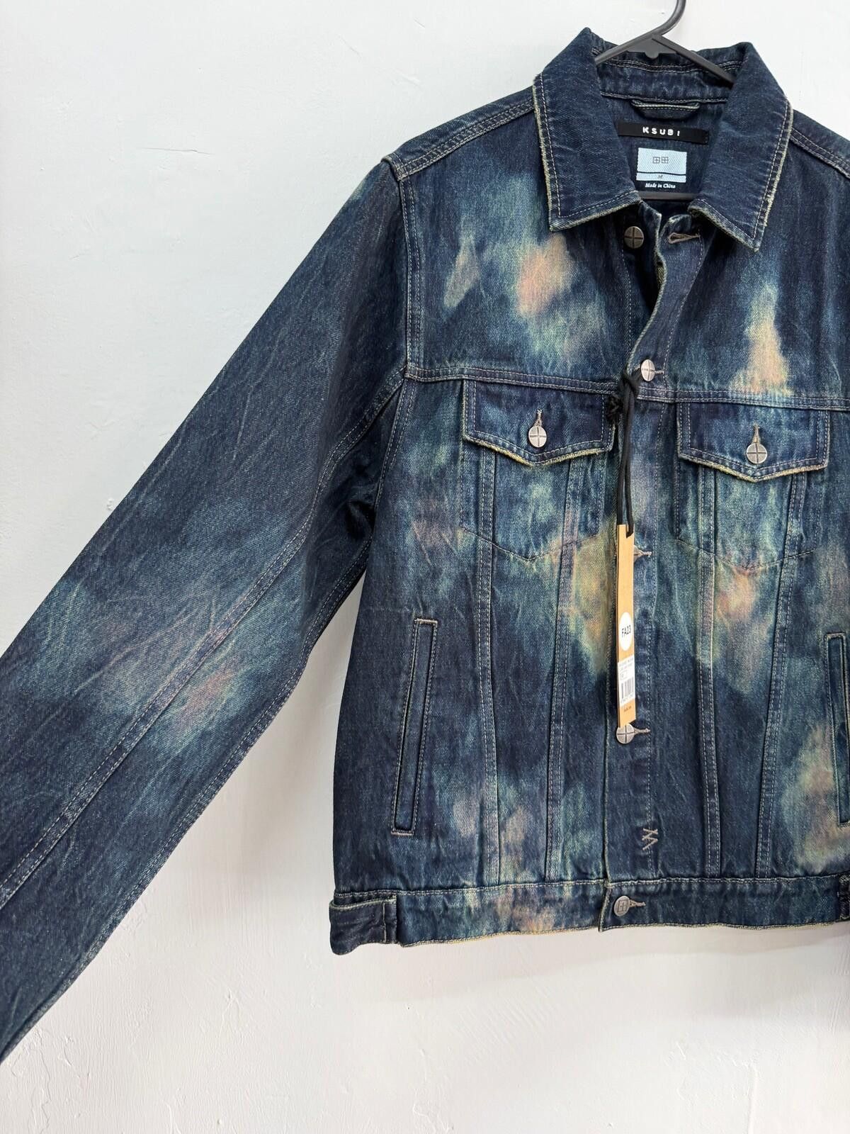 Ksubi new ksubi mens denim jacket classic journey blue medium m 1 Size US M / EU 48-50 / 2 - 3 Thumbnail